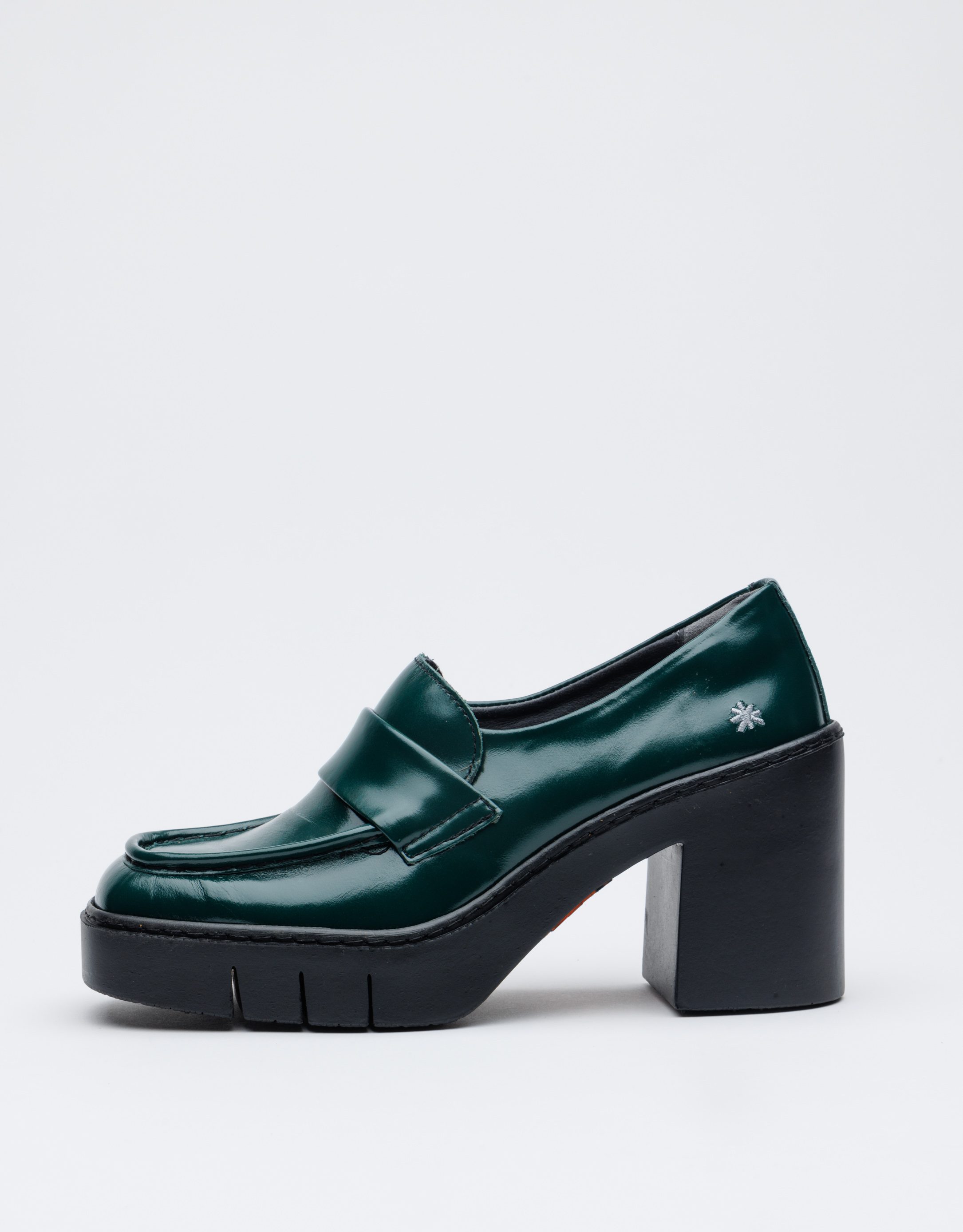 נעלי נשים - Art - מוקסינים עם עקב  BERNA - ירוק3