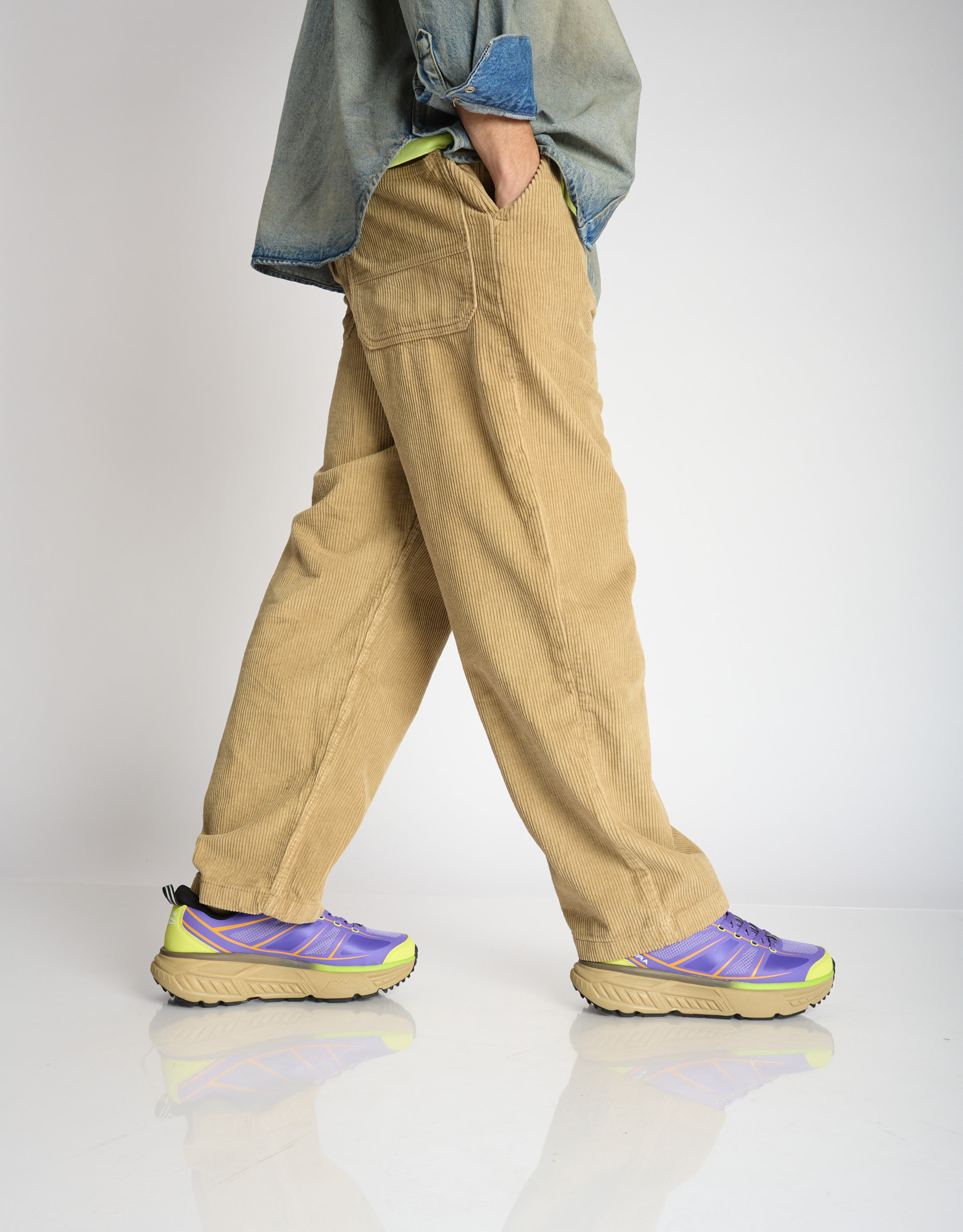 נעלי גברים - Fessura - סניקרס TRAIL SBL - סגול1