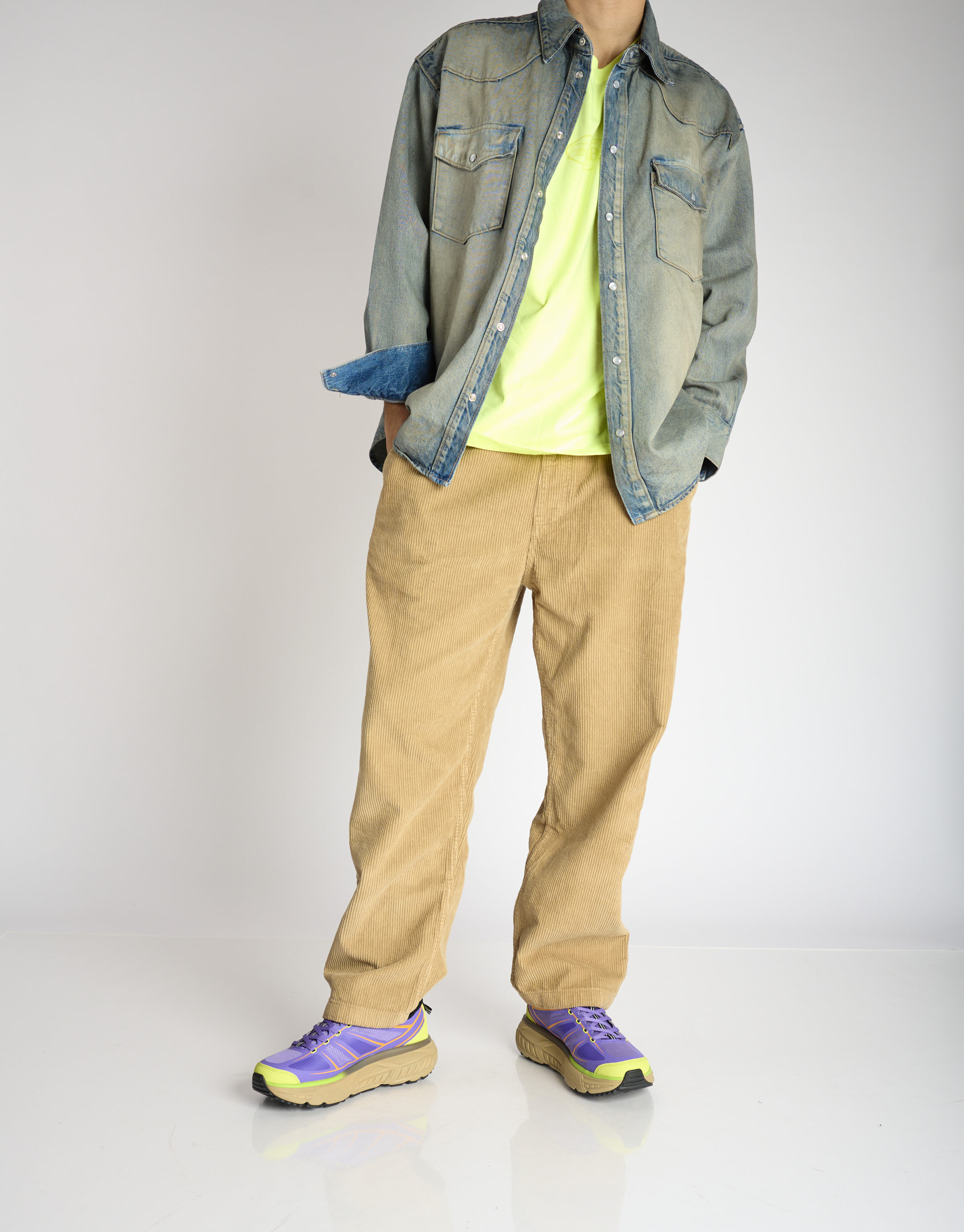 נעלי גברים - Fessura - סניקרס TRAIL SBL - סגול3