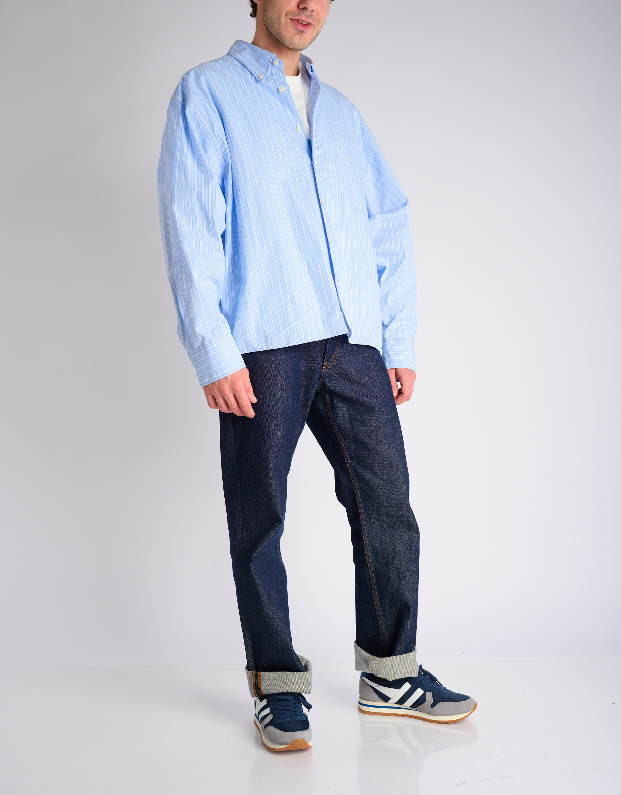 נעלי גברים - Gola - סניקרס DAYTONA CHUTE - כחול   לבן2