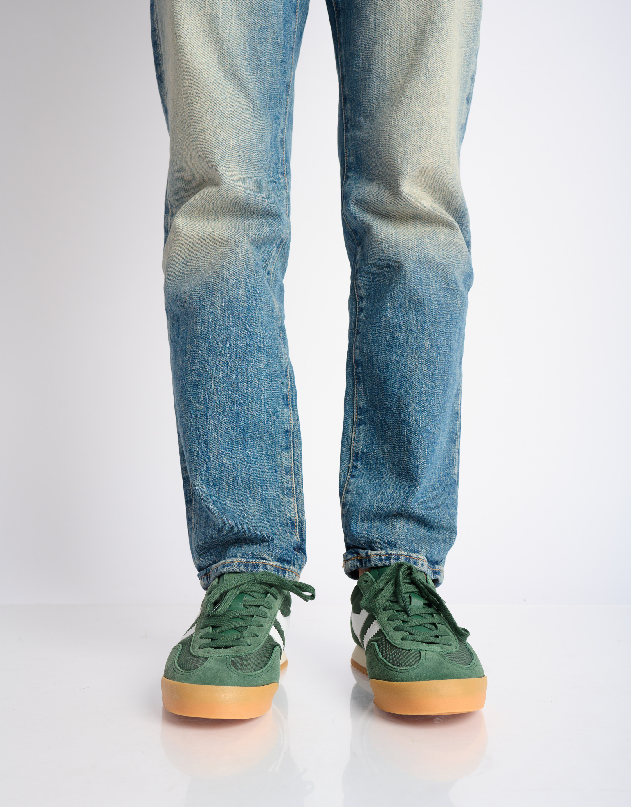 נעלי גברים - Gola - סניקרס בד וזמש EUROPA - ירוק3