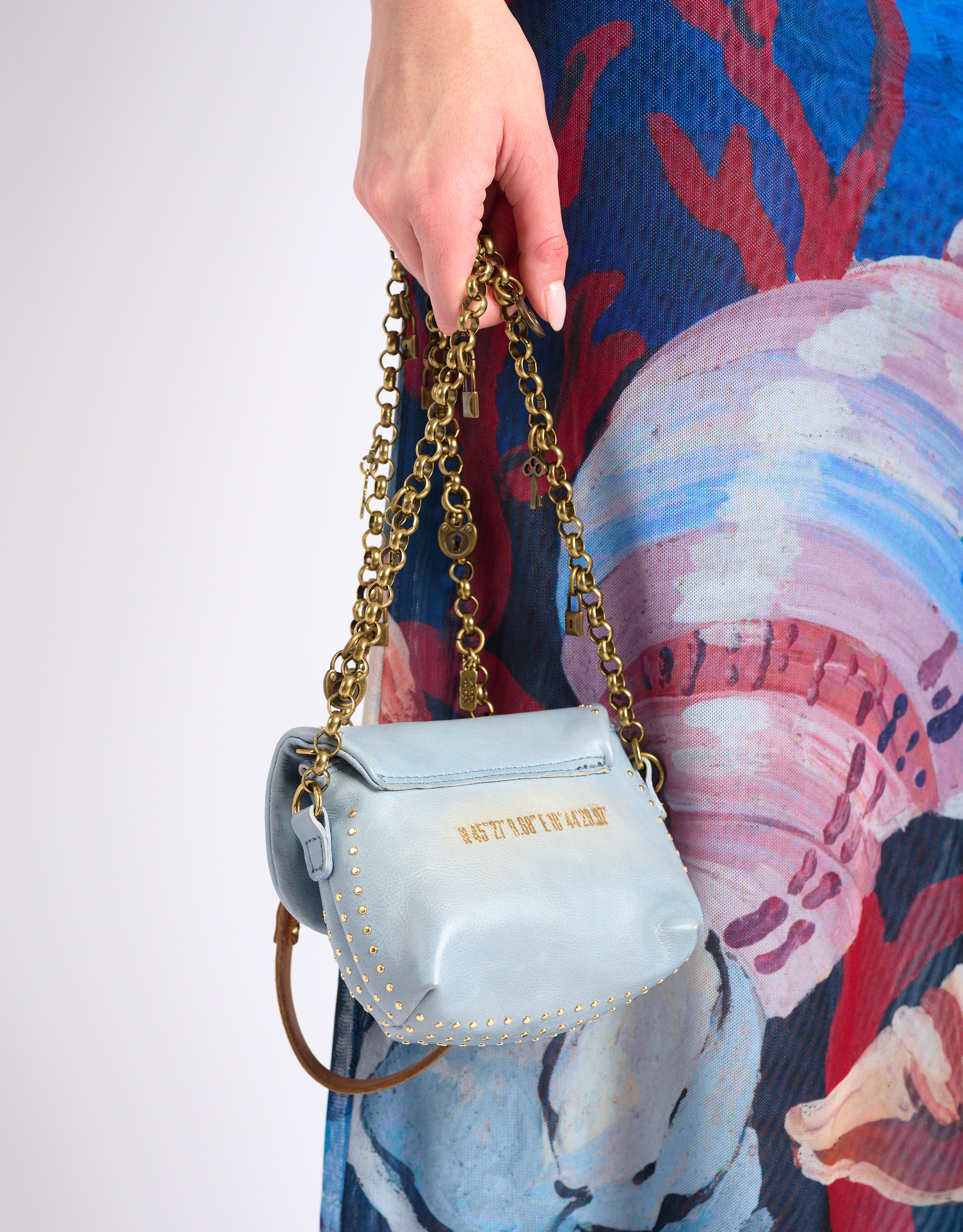 נעלי נשים - A.S. 98 - MAGGIA תיק ארנק קטן - תכלת4