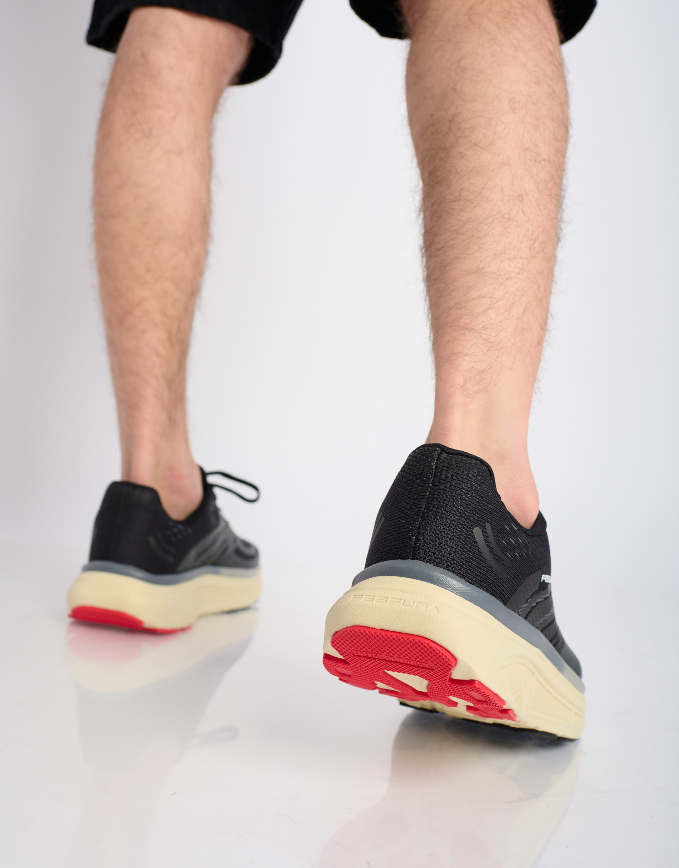 נעלי גברים - Fessura - סניקרס SPEED - שחור2