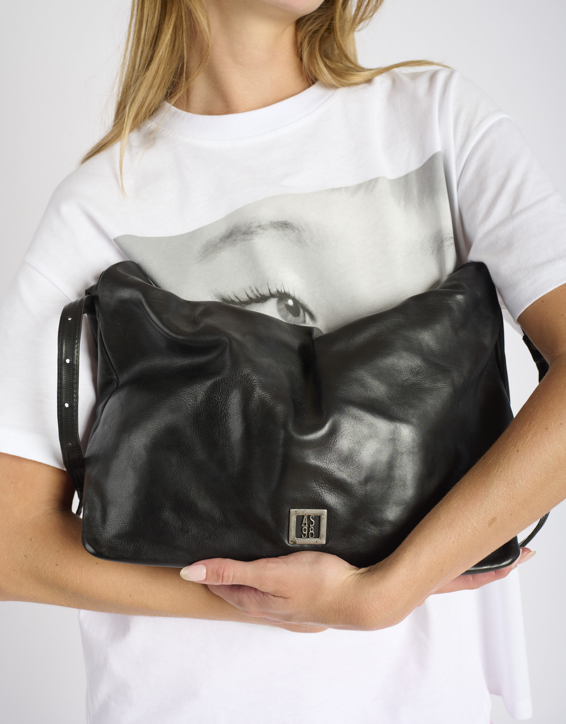 נעלי נשים - A.S. 98 - תיק צד ANNA - שחור3