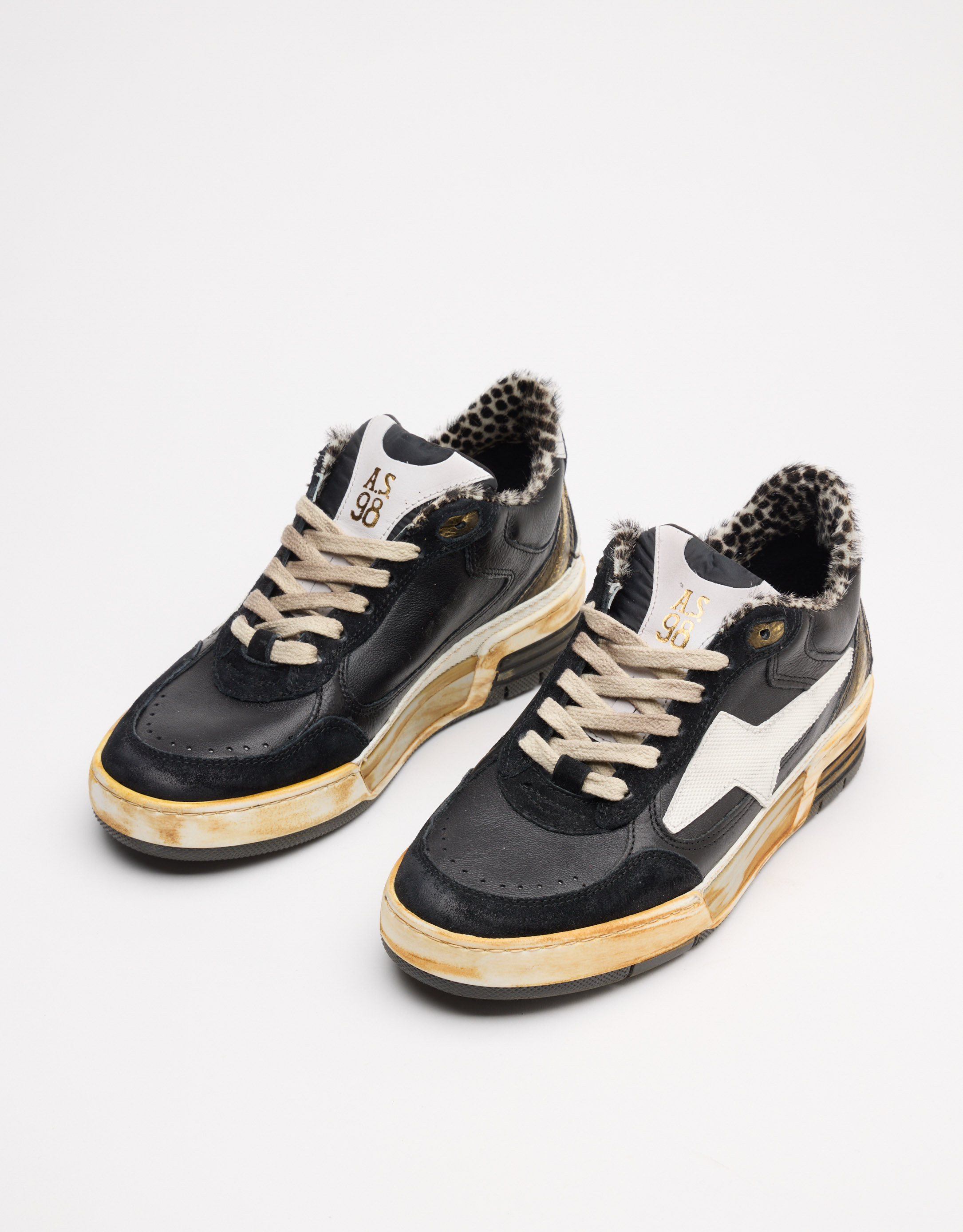 נעלי נשים - A.S. 98 - סניקרס MIRAGE B - שחור1