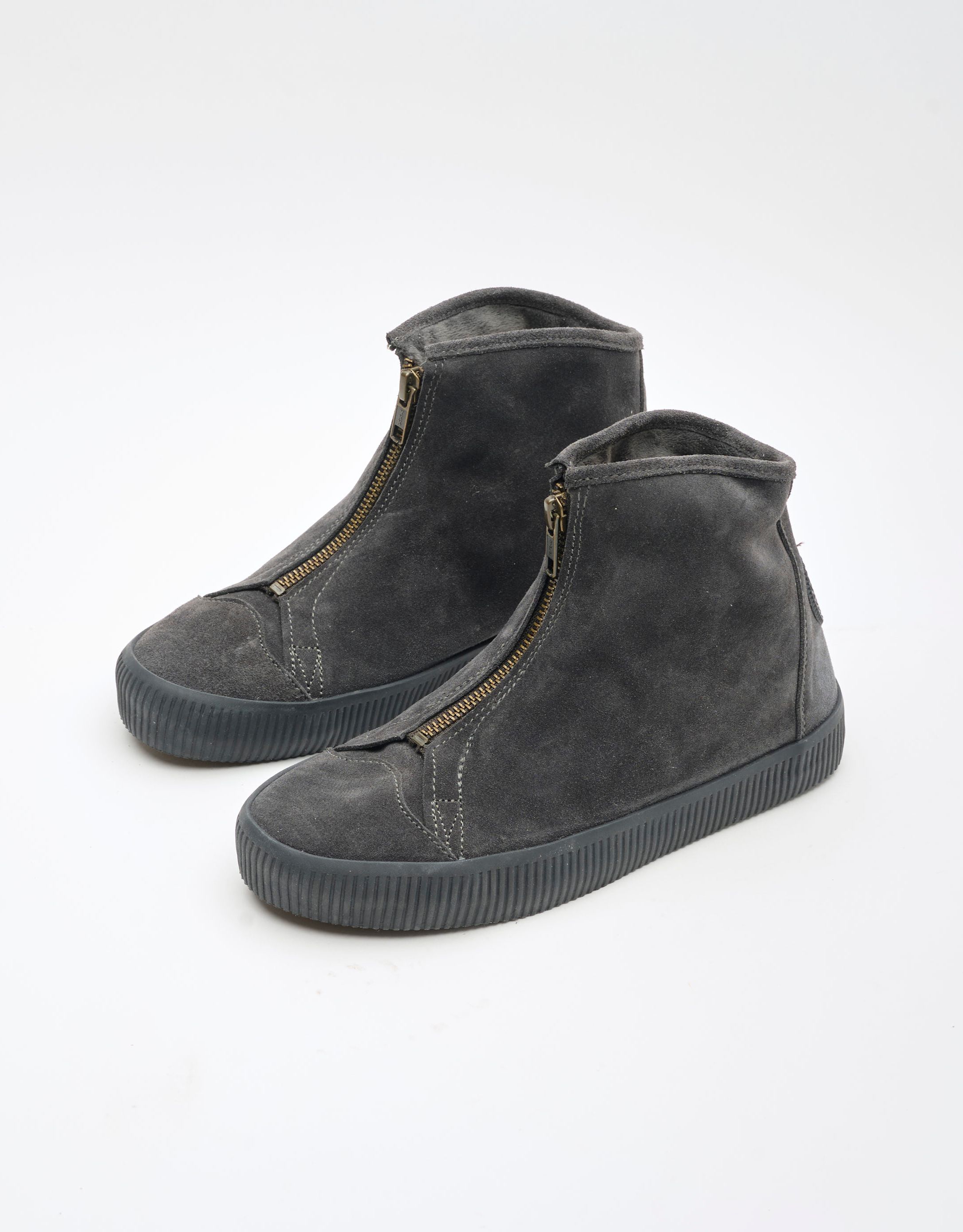 נעלי נשים - Aro - מגפונים עם רוכסן NOELLE - אפור2