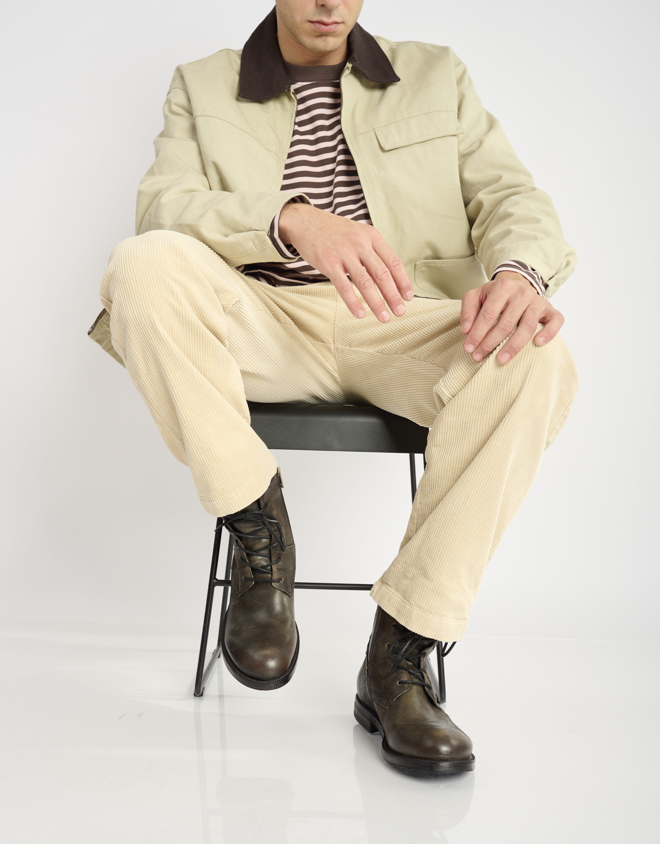 נעלי גברים - A.S. 98 - נעליים גבוהות SAMURAI B - חום1