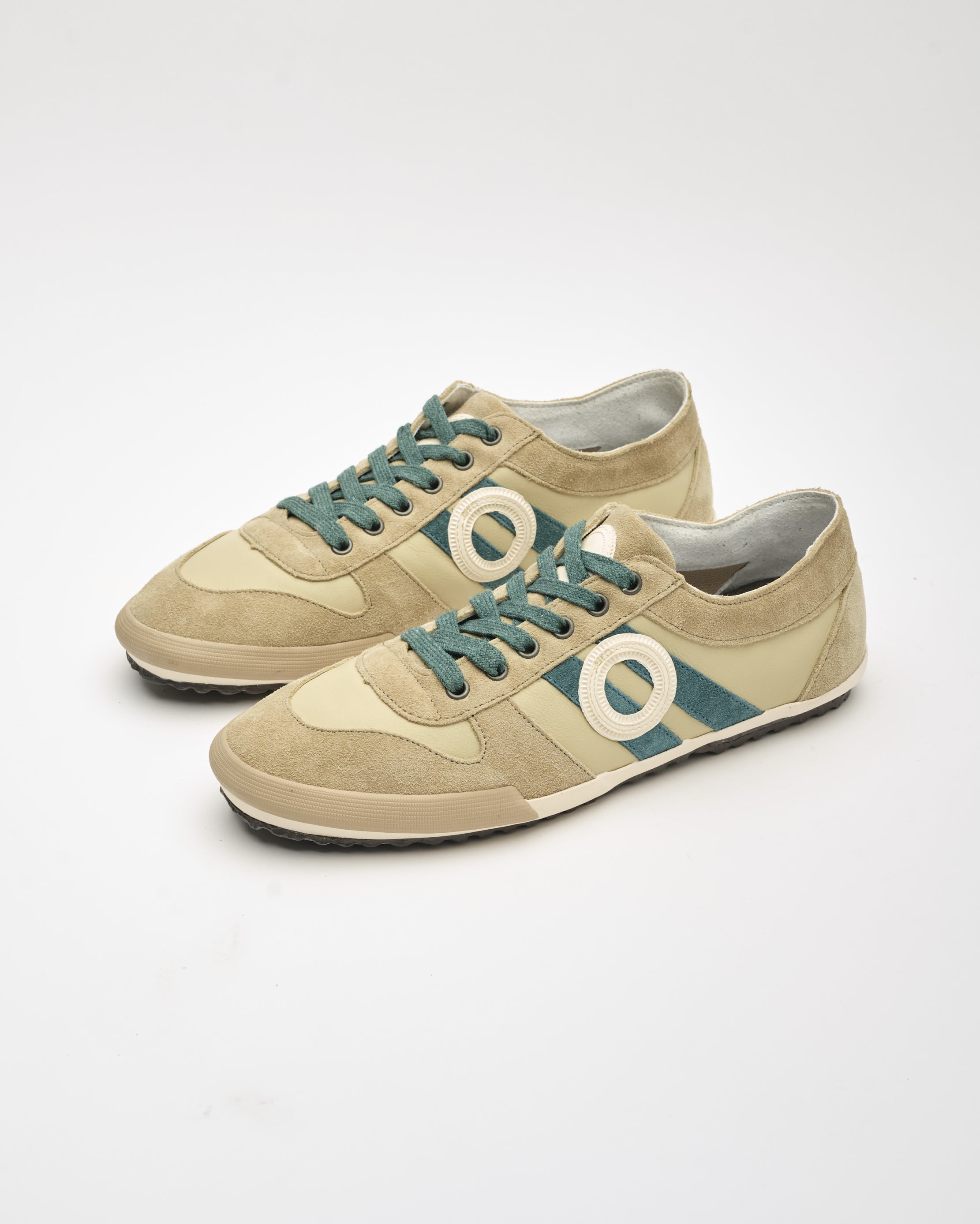 נעלי גברים - Aro - סניקרס עור IDO - אבן2