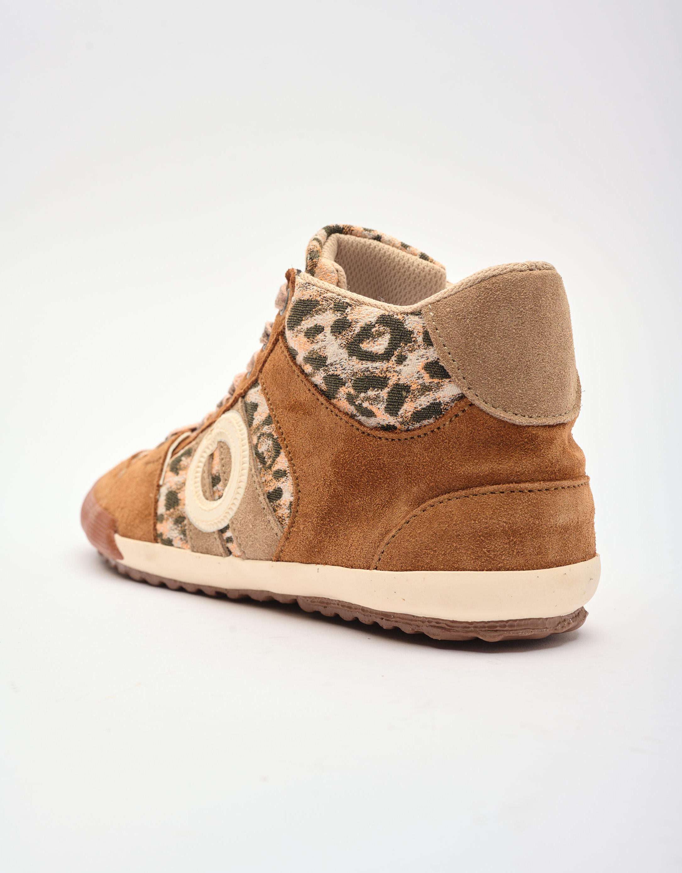 נעלי נשים - Aro - סניקרס גבוהות מנומרות IDO - חום1