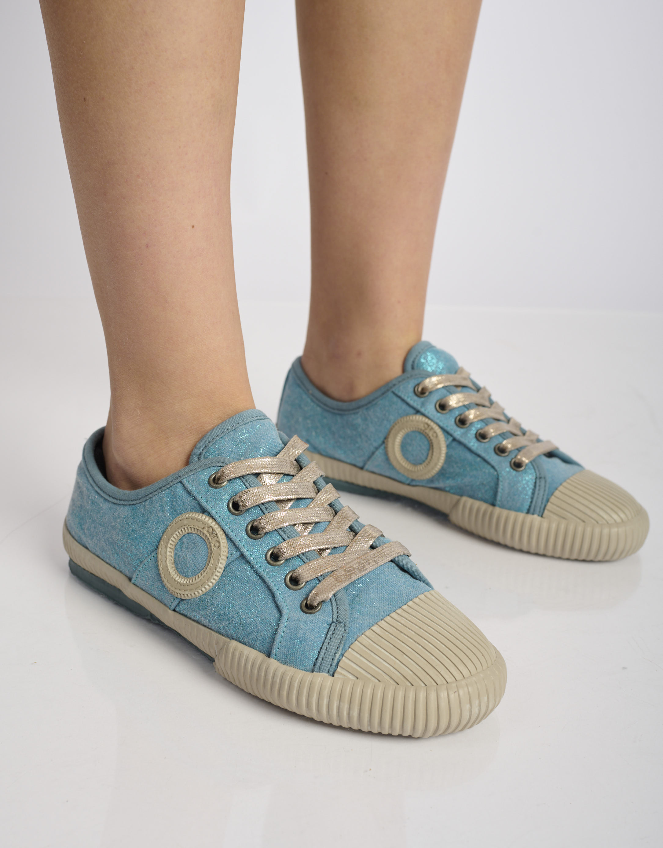 נעלי נשים - Aro - סניקרס מנצנצות CHARLIE - כחול4