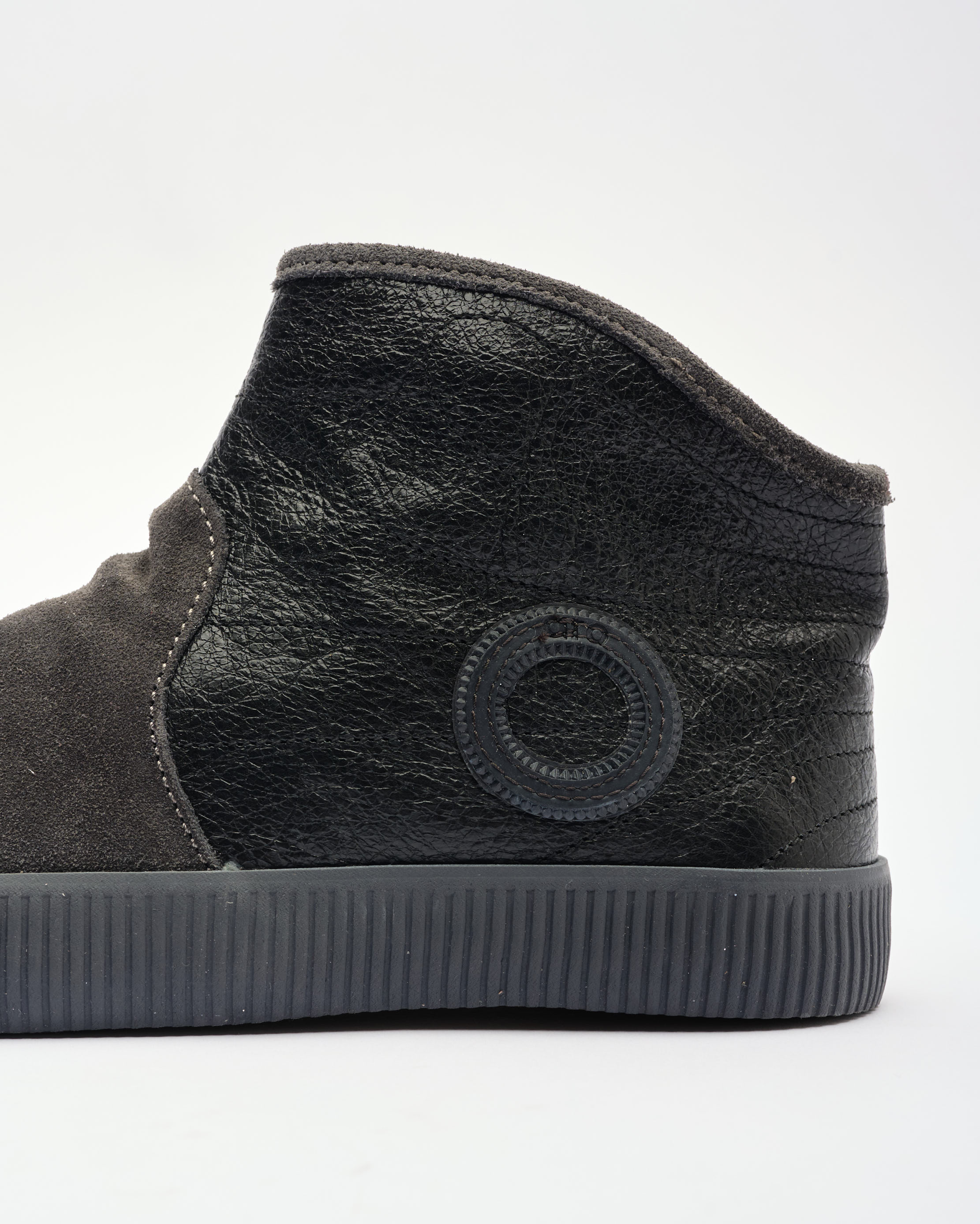 נעלי נשים - Aro - מגפונים משולבים NOELLE - אפור   שחור2