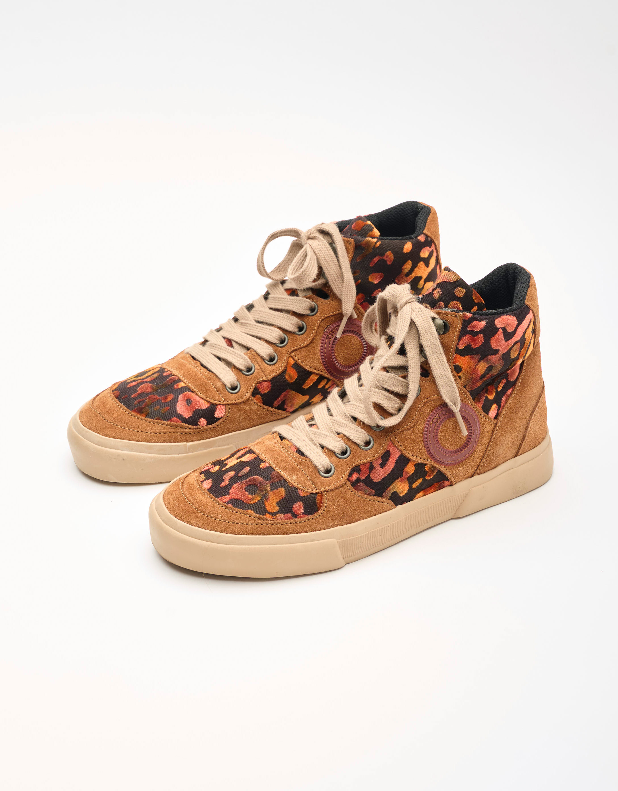 נעלי נשים - Aro - סניקרס מנומרות EMMA - חום2