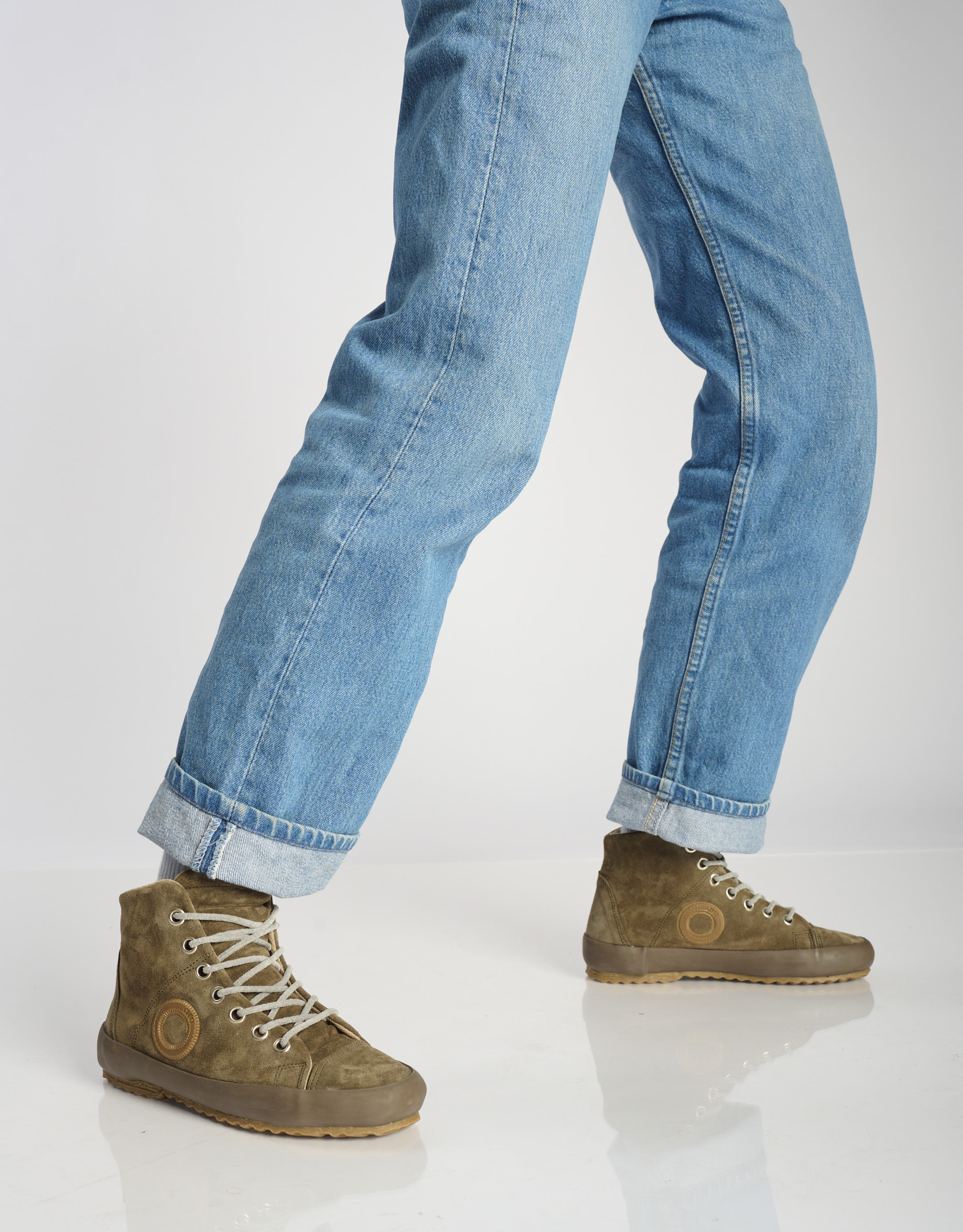 נעלי נשים - Aro - סניקרס זמש גבוהות WEN - חום2