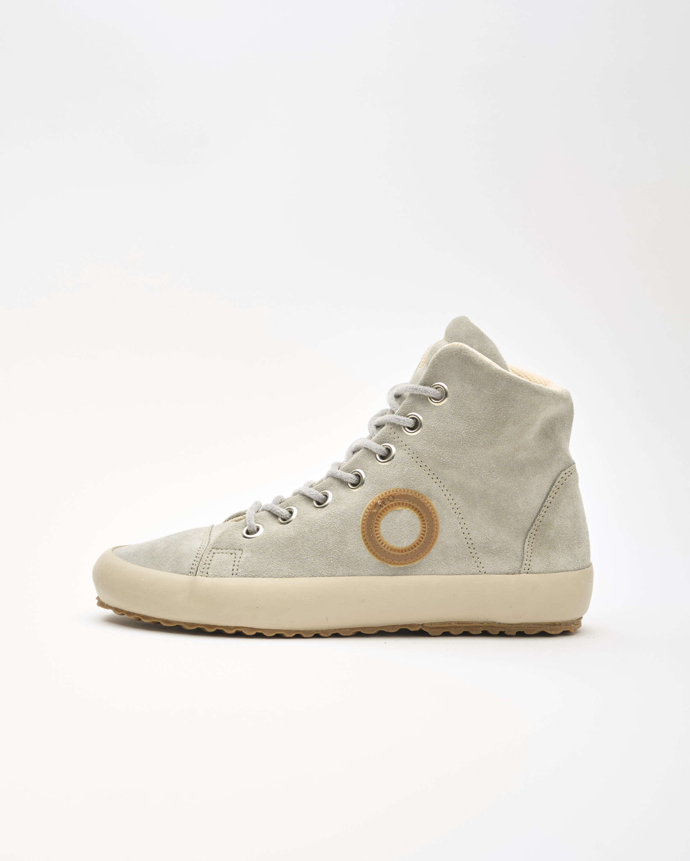 נעלי נשים - Aro - סניקרס זמש גבוהות WEN - אפור בהיר3