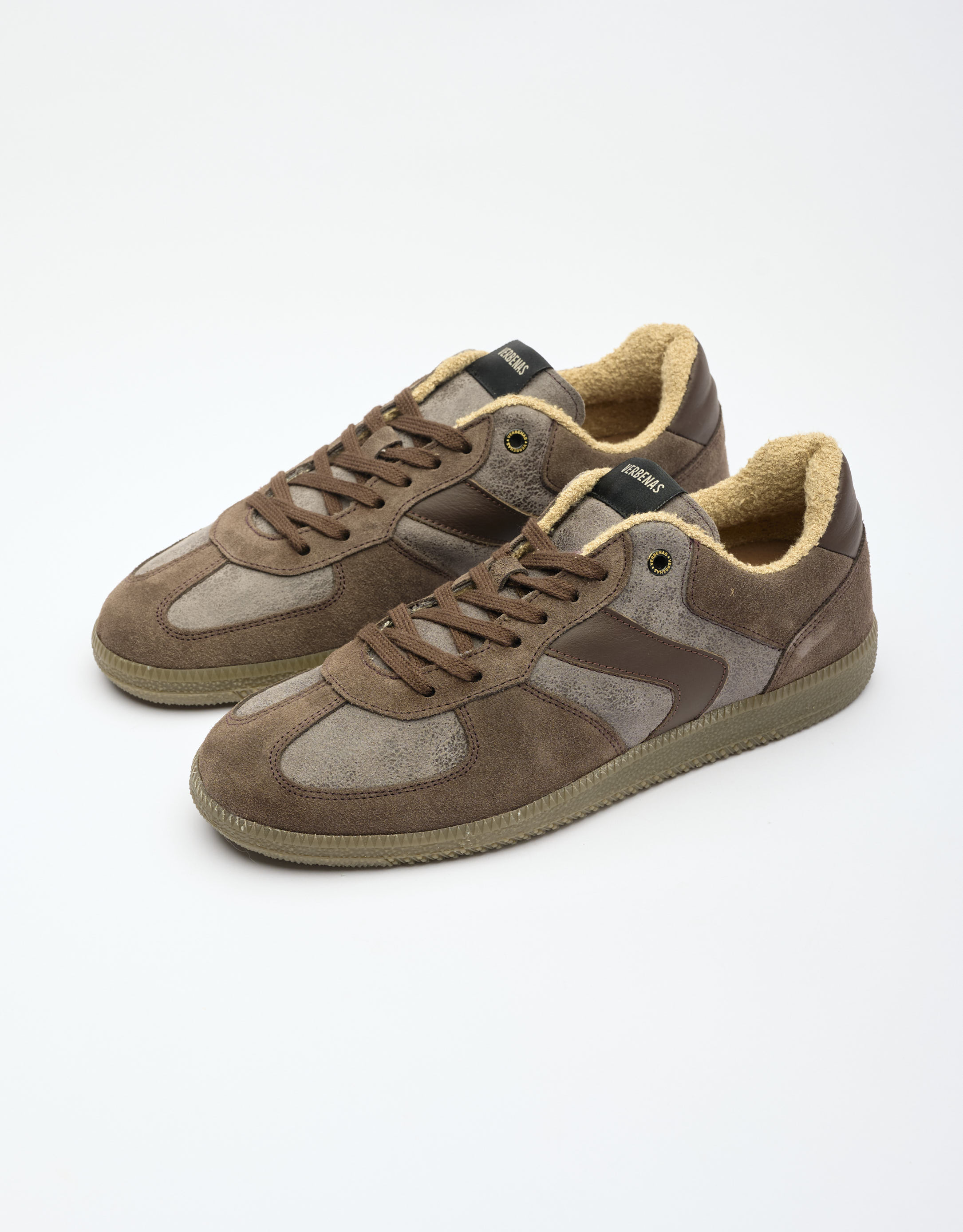 נעלי גברים - Verbenas - סניקרס SORO SUIT - חום1