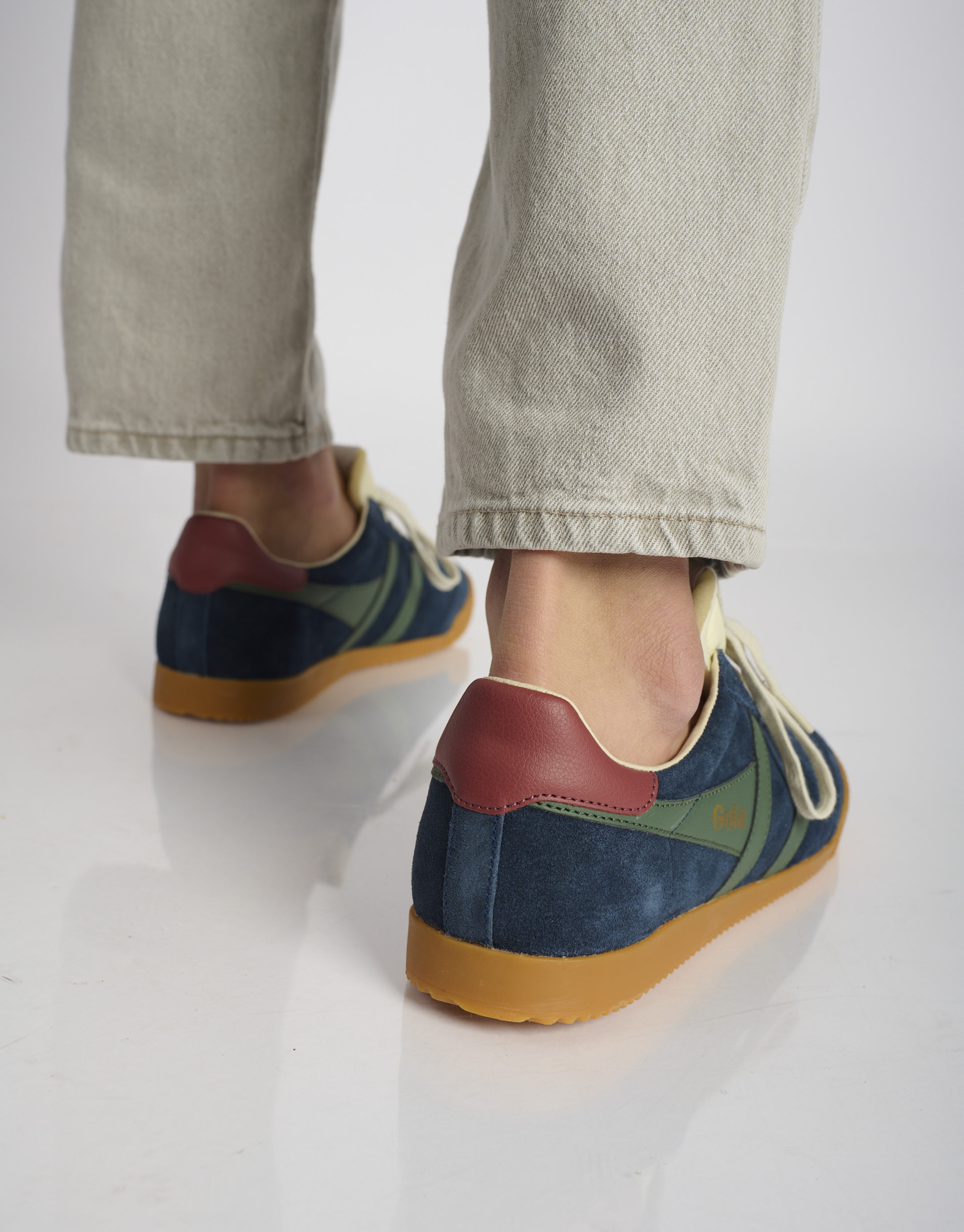 נעלי גברים - Gola - סניקרס ELAN צבעוני - כחול   ירוק4