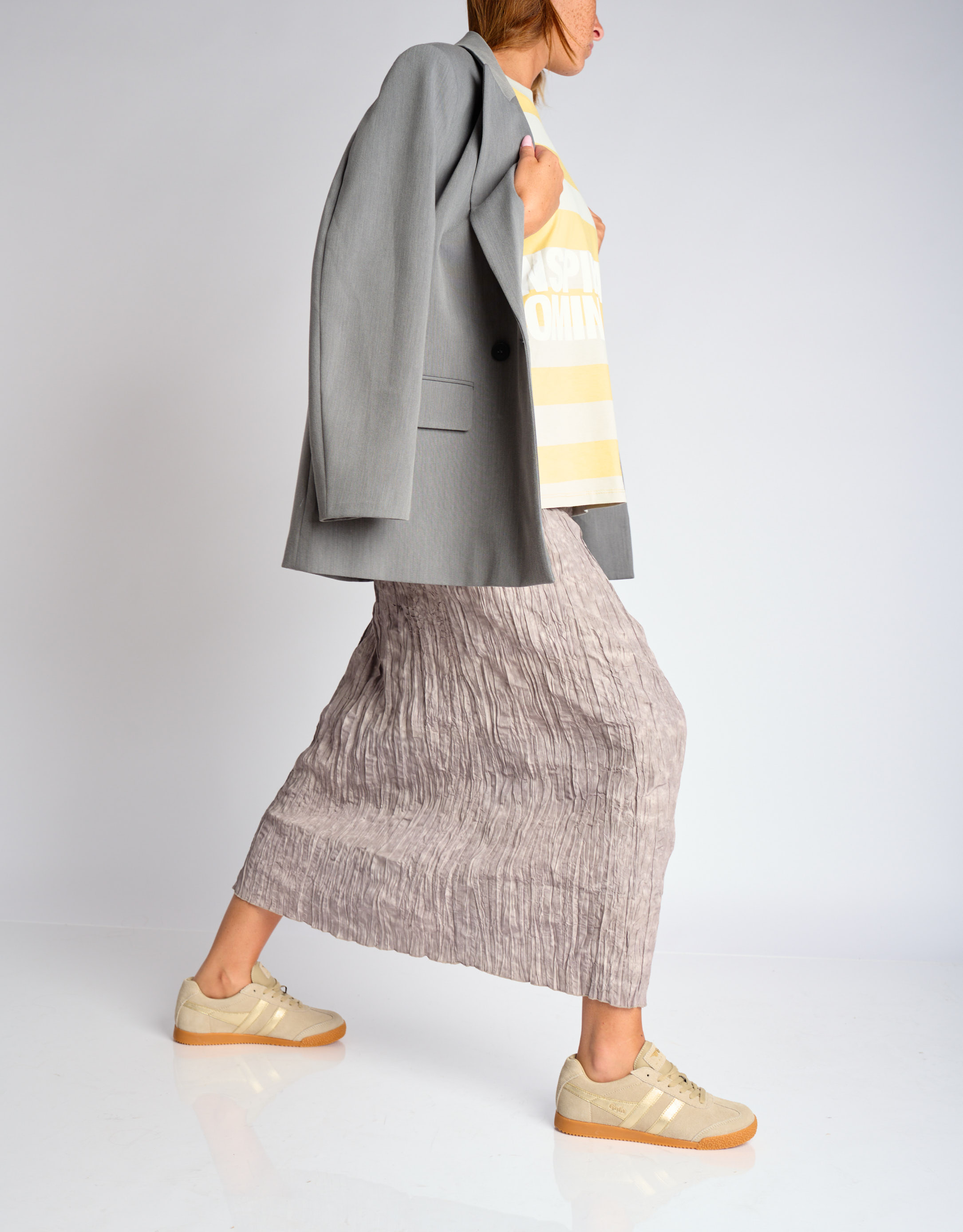 נעלי נשים - Gola - סניקרס HARRIER MIRROR - בז'1