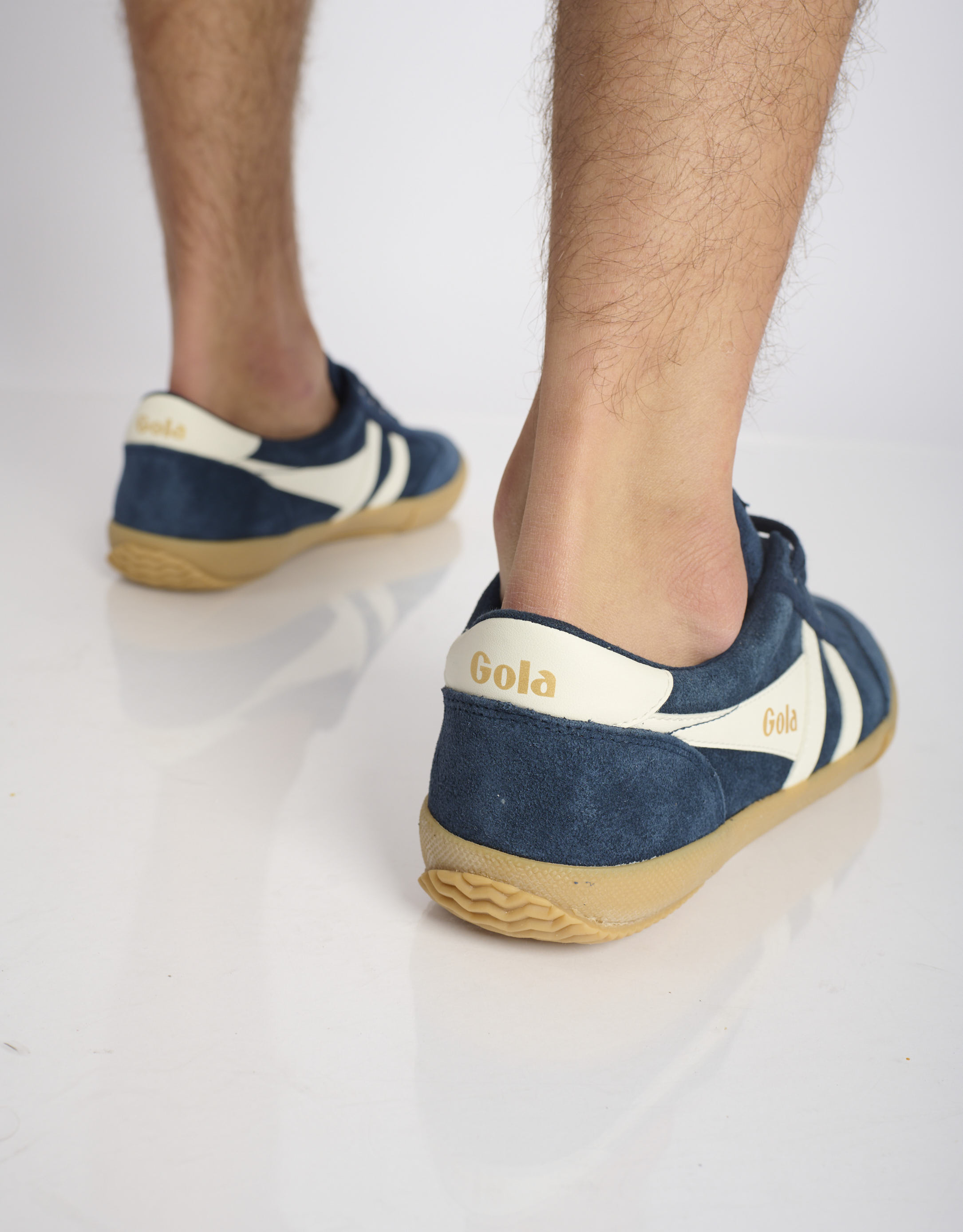 נעלי גברים - Gola - סניקרס זמש BADMINTON - כחול2