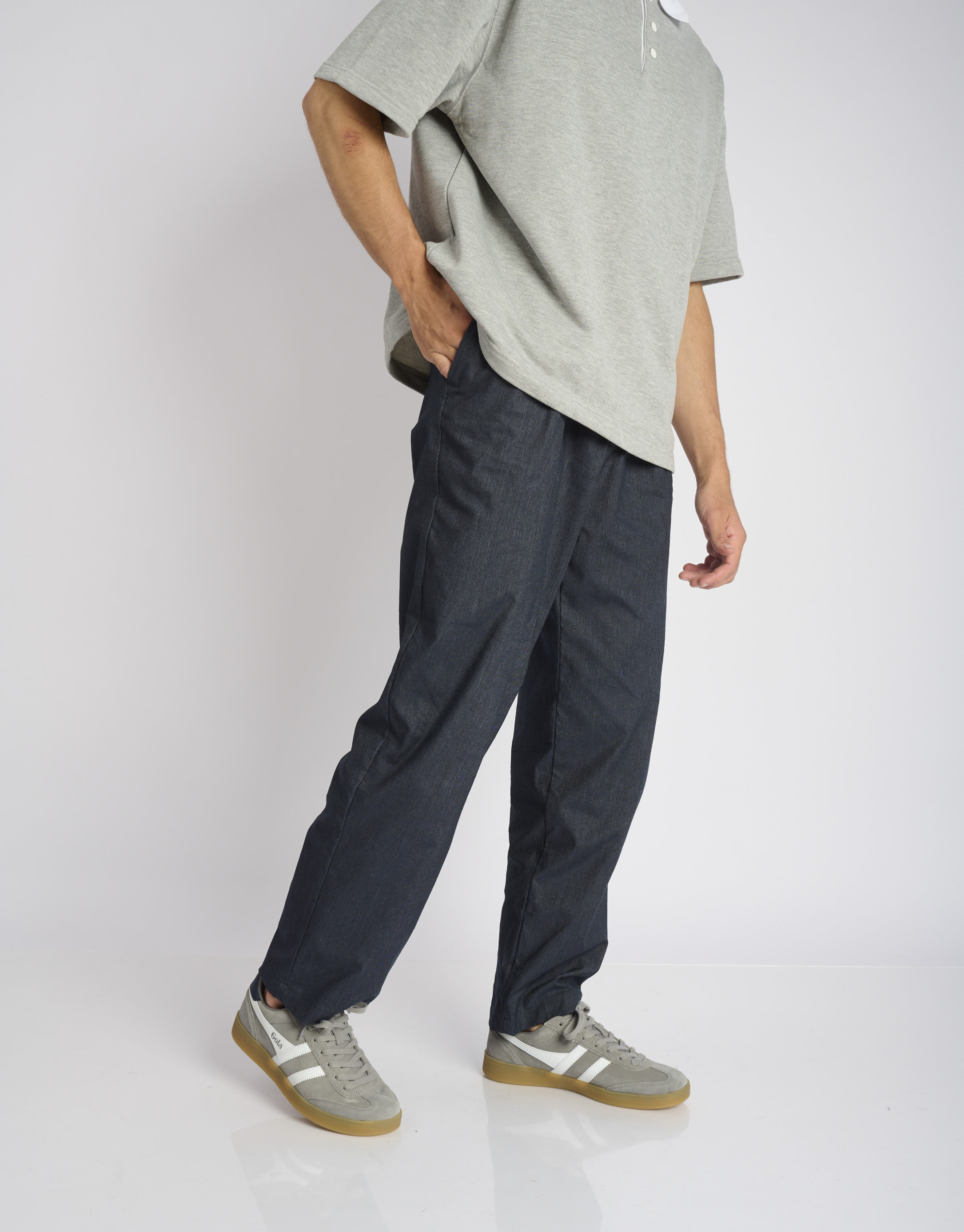 נעלי גברים - Gola - סניקרס זמש VIPER - אפור2