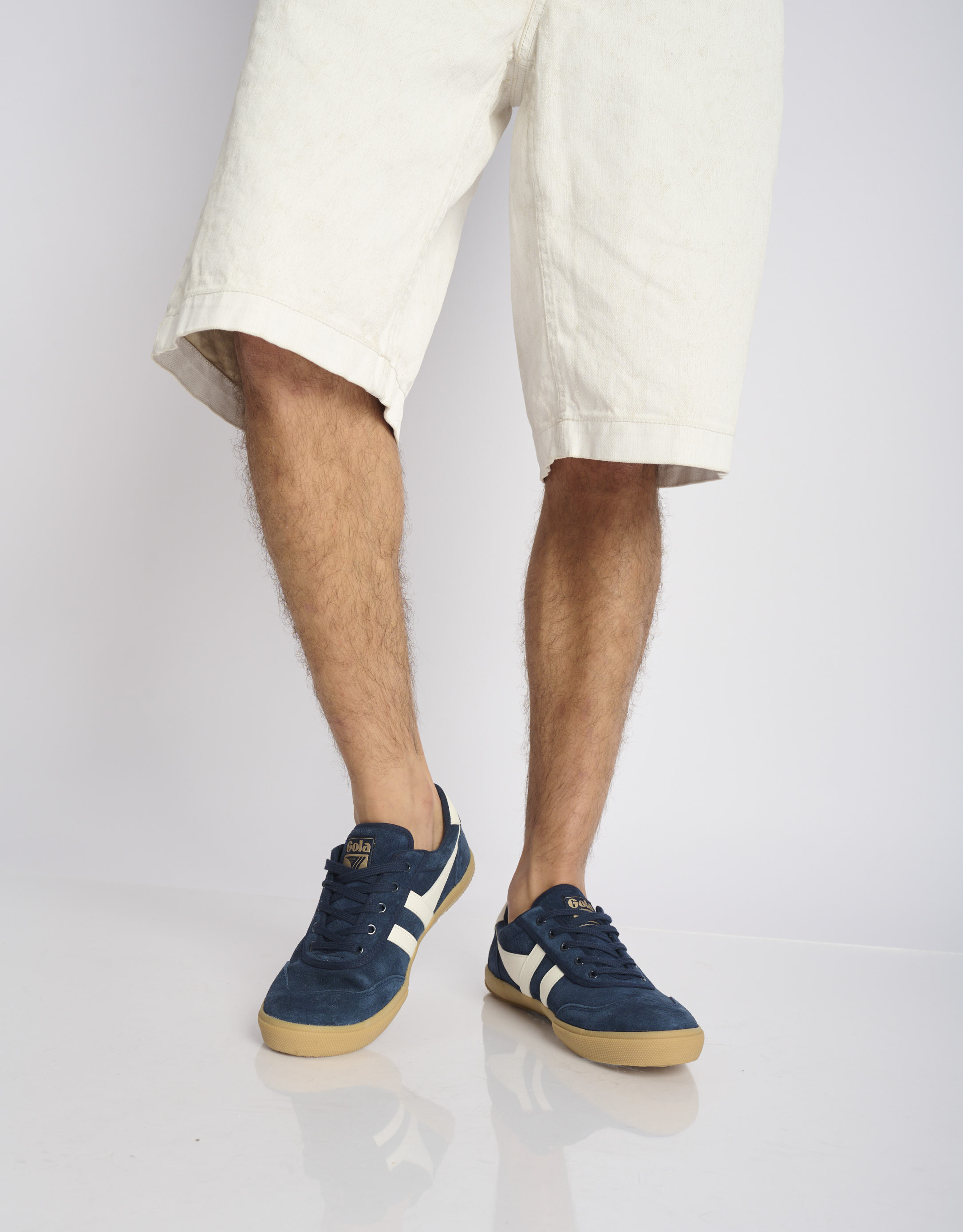 נעלי גברים - Gola - סניקרס זמש BADMINTON - כחול3