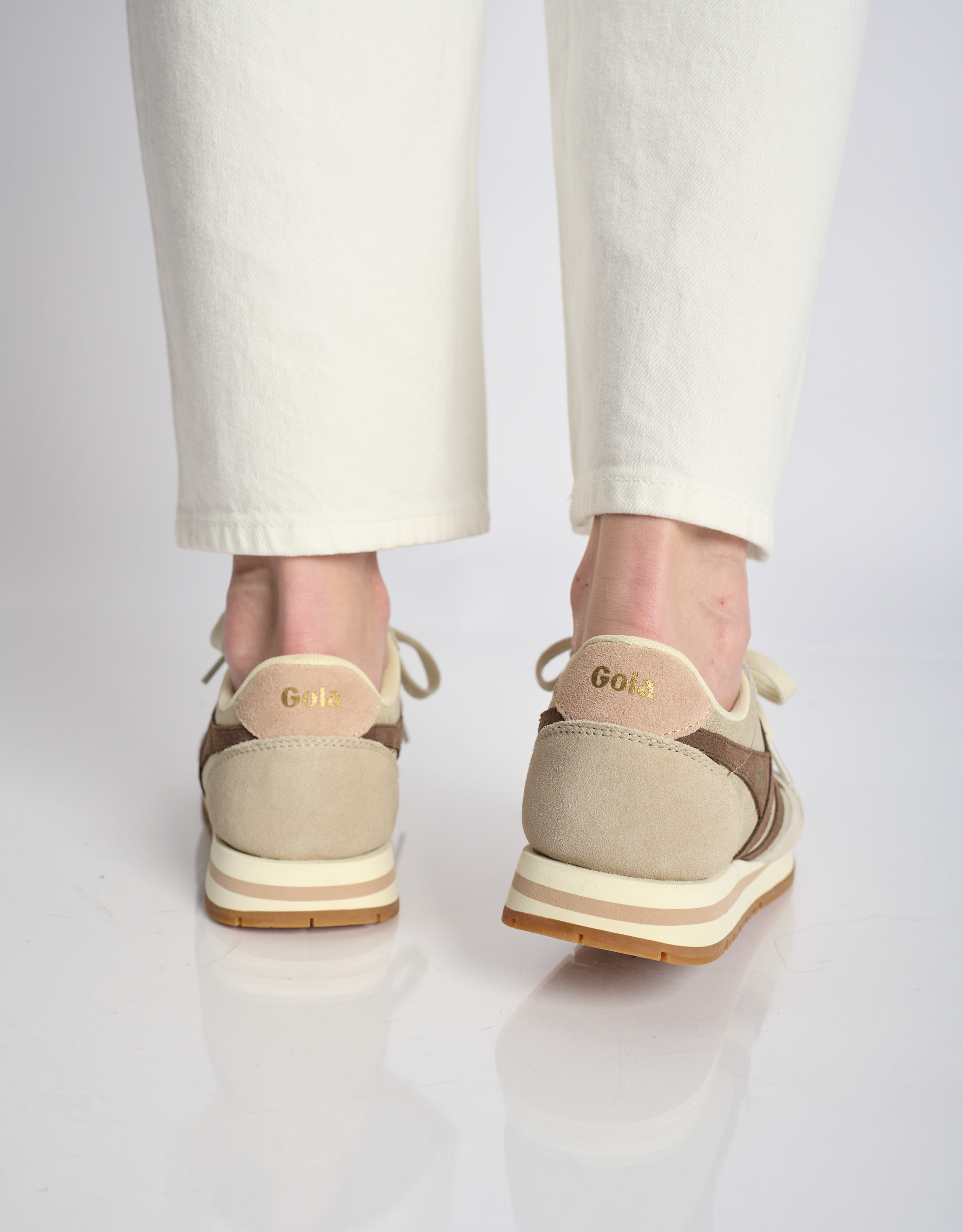 נעלי נשים - Gola - סניקרס DAYTONA BLAZE - זהב   חום3