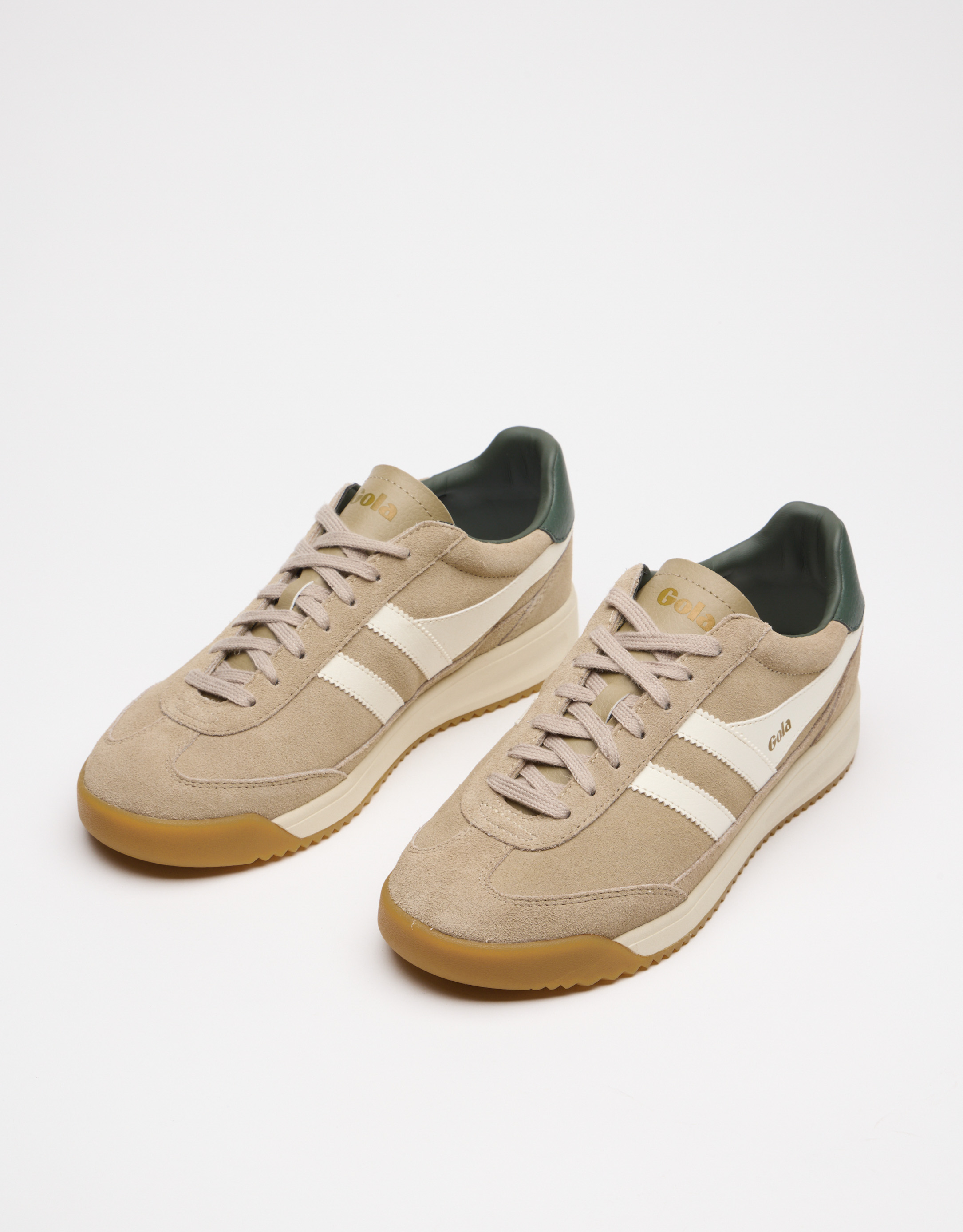 נעלי גברים - Gola - סניקרס זמש TORNADO 88 - בז'4