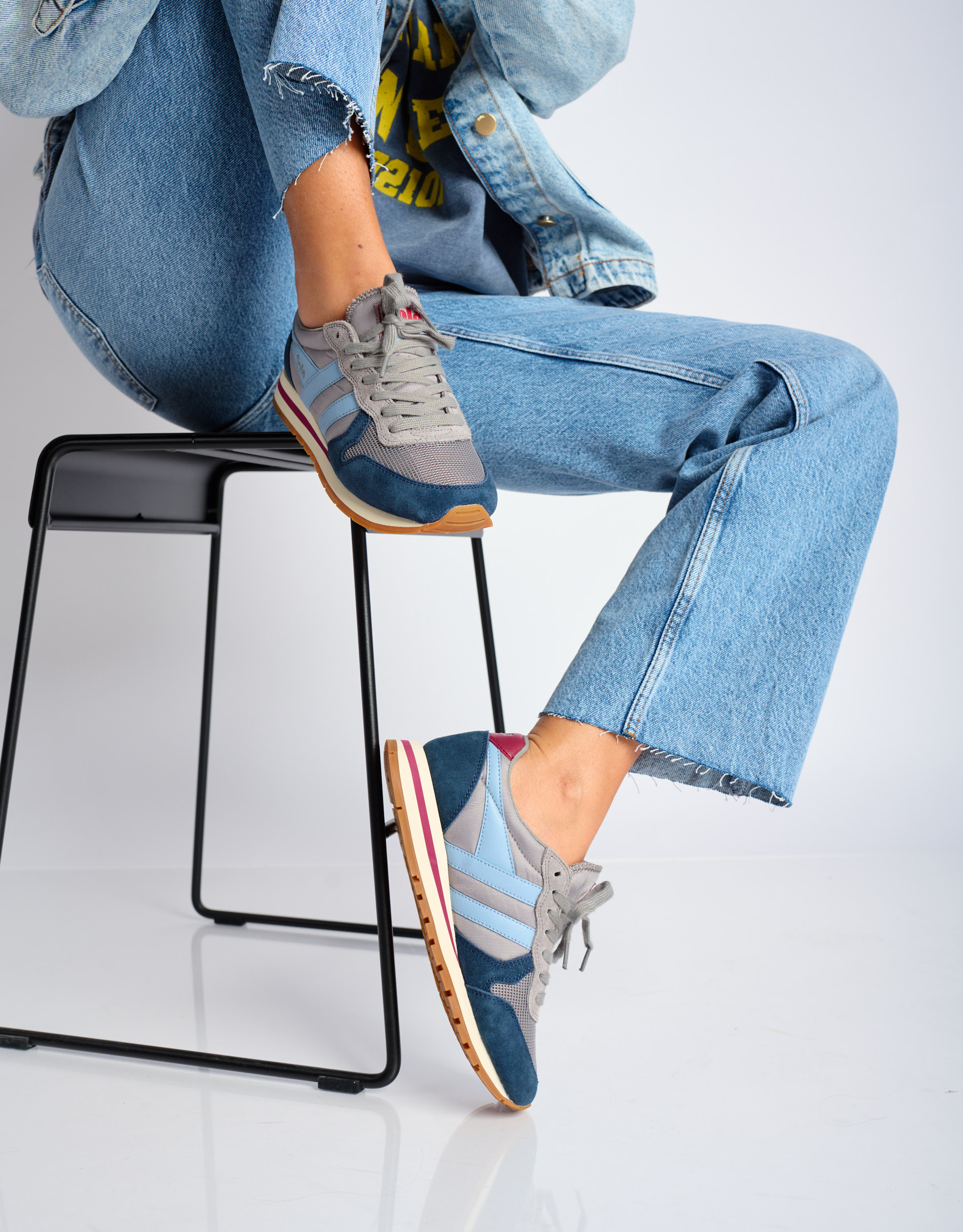 נעלי נשים - Gola - סניקרס DAYTONA - אפור   כחול2