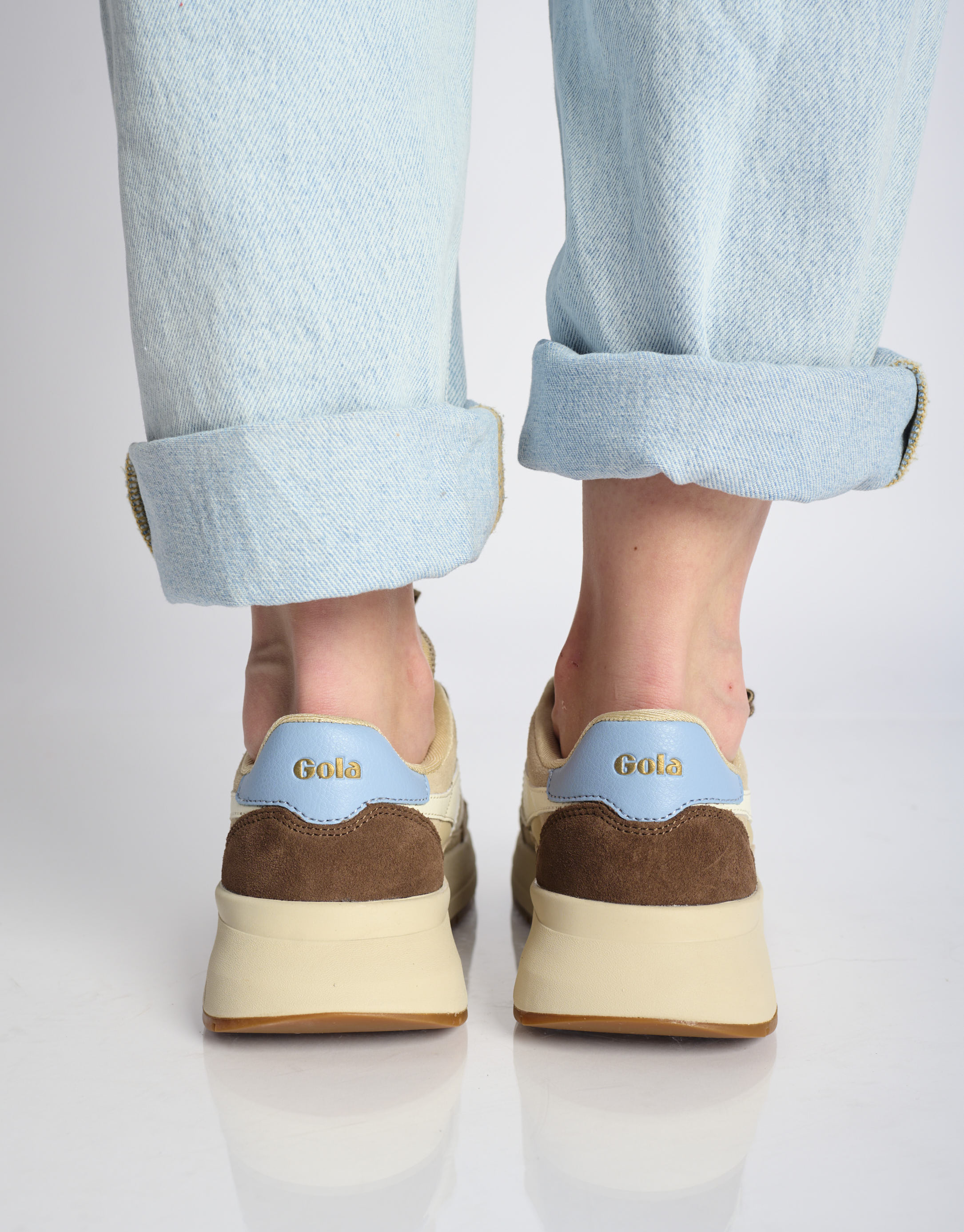 נעלי נשים - Gola - סניקרס PHOENIX - בז'4