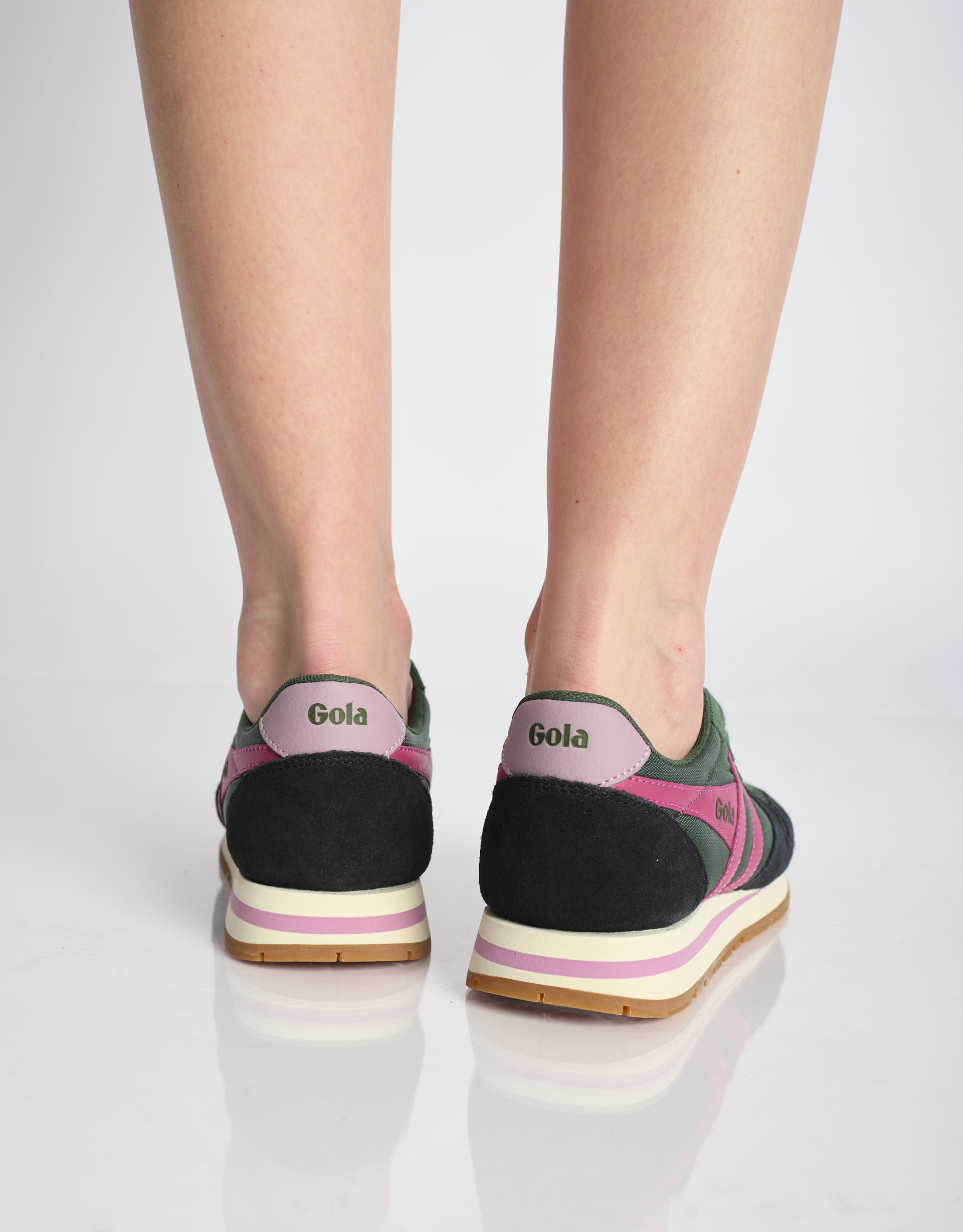 נעלי נשים - Gola - סניקרס DAYTONA - ירוק   ורוד4