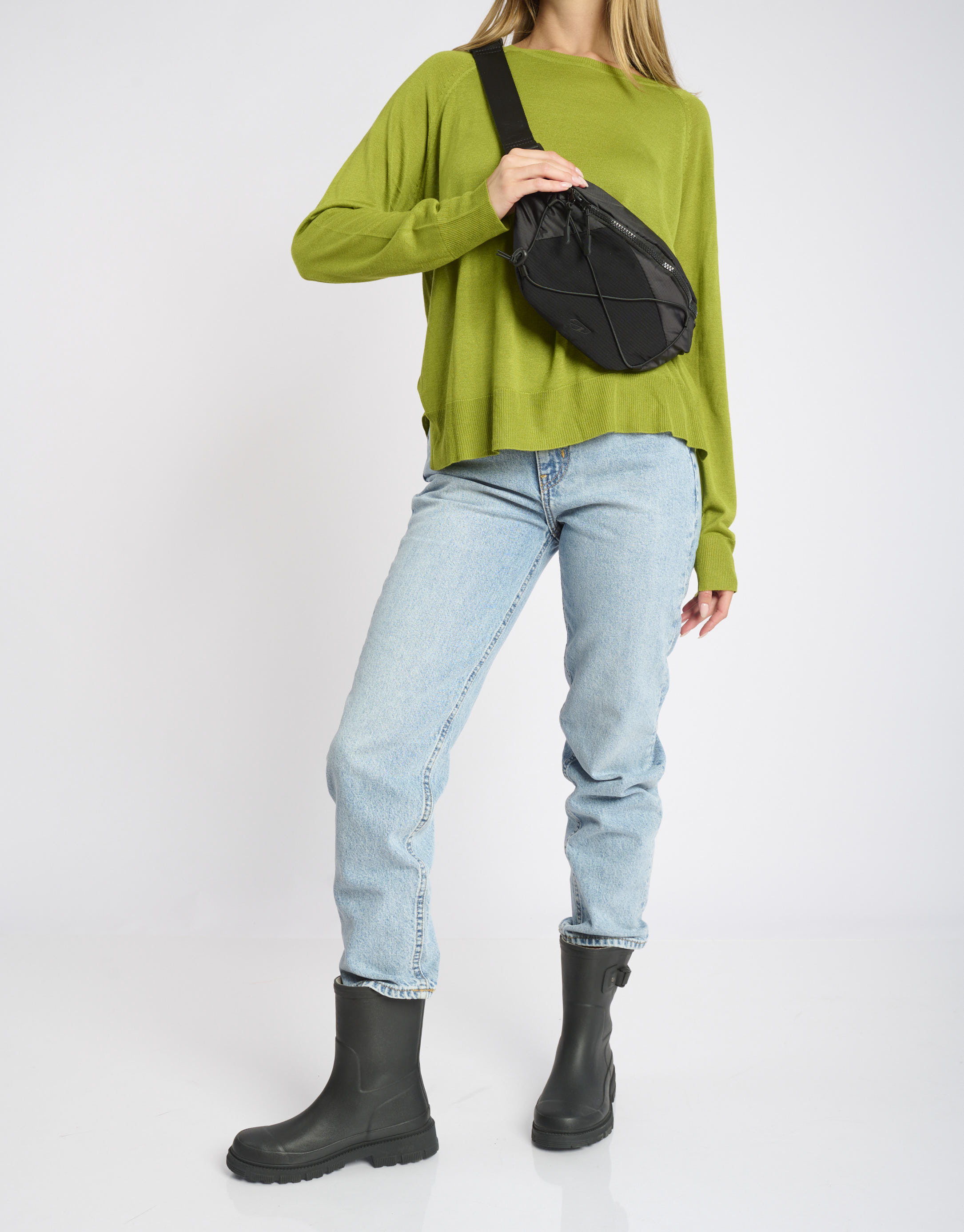 נעלי גברים - Arkk - תיק פאוצ' ניילון BUMBAG - שחור4