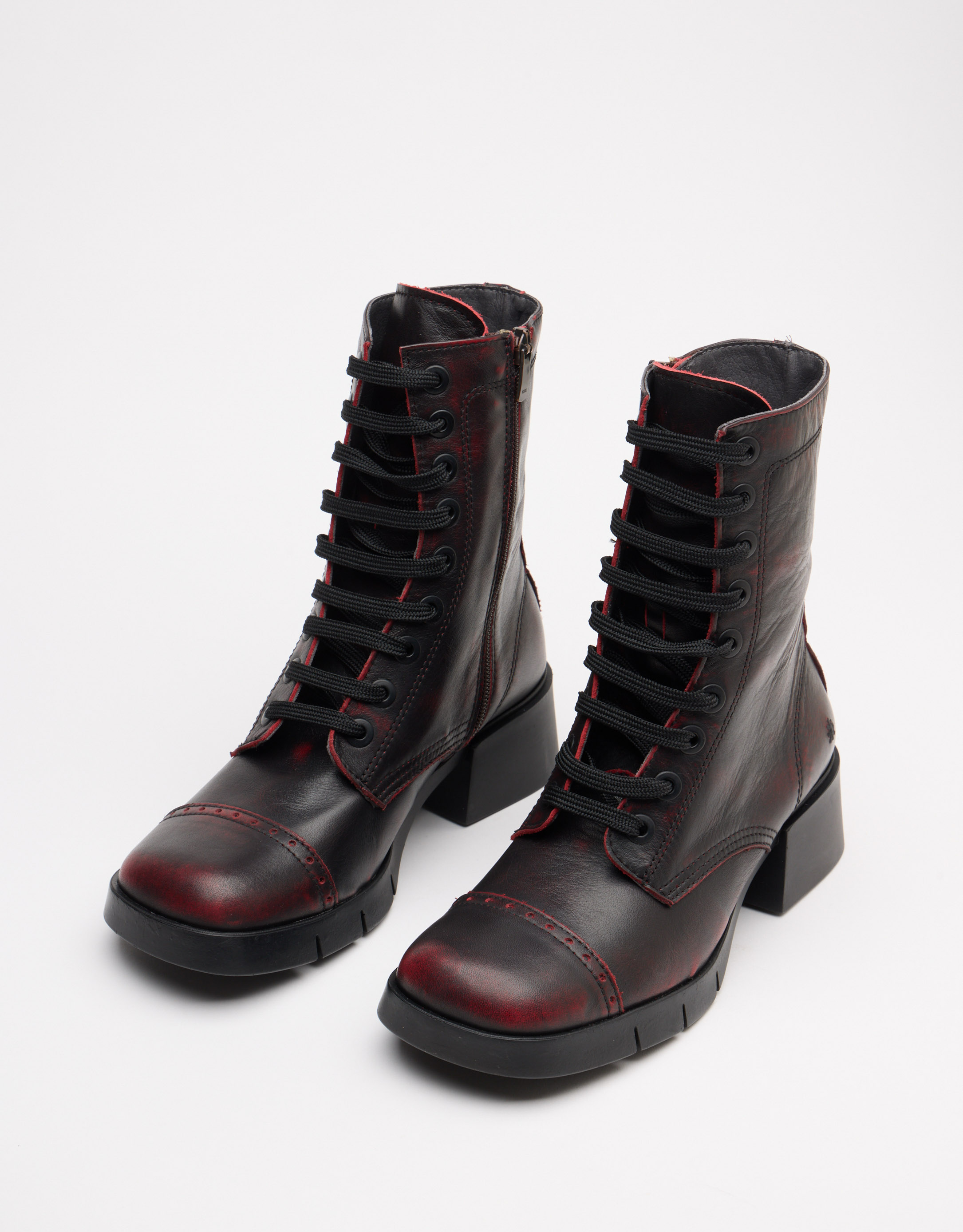 נעלי נשים - Art - מגפון שרוכים VARSOVIA - בורדו2