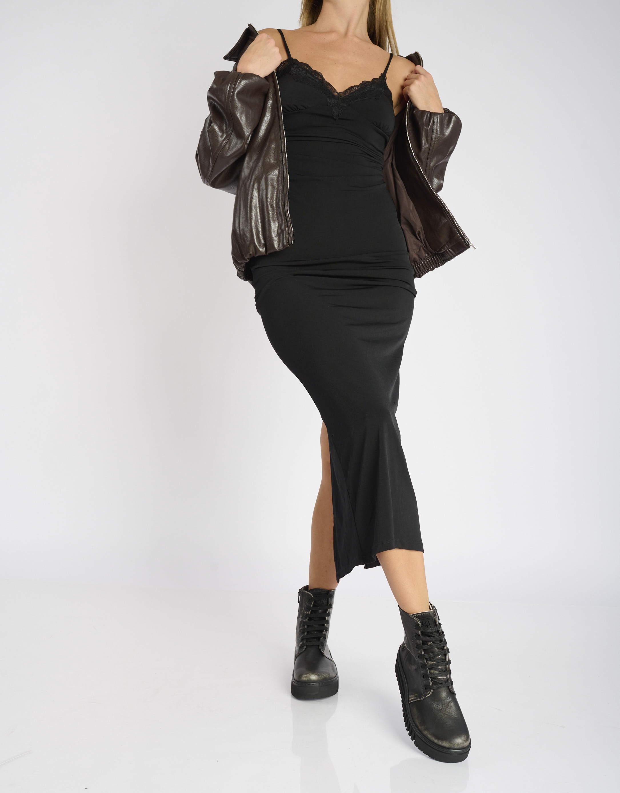 נעלי נשים - Art - מגפון שרוכים BRIGHTON - שחור מיוחד2