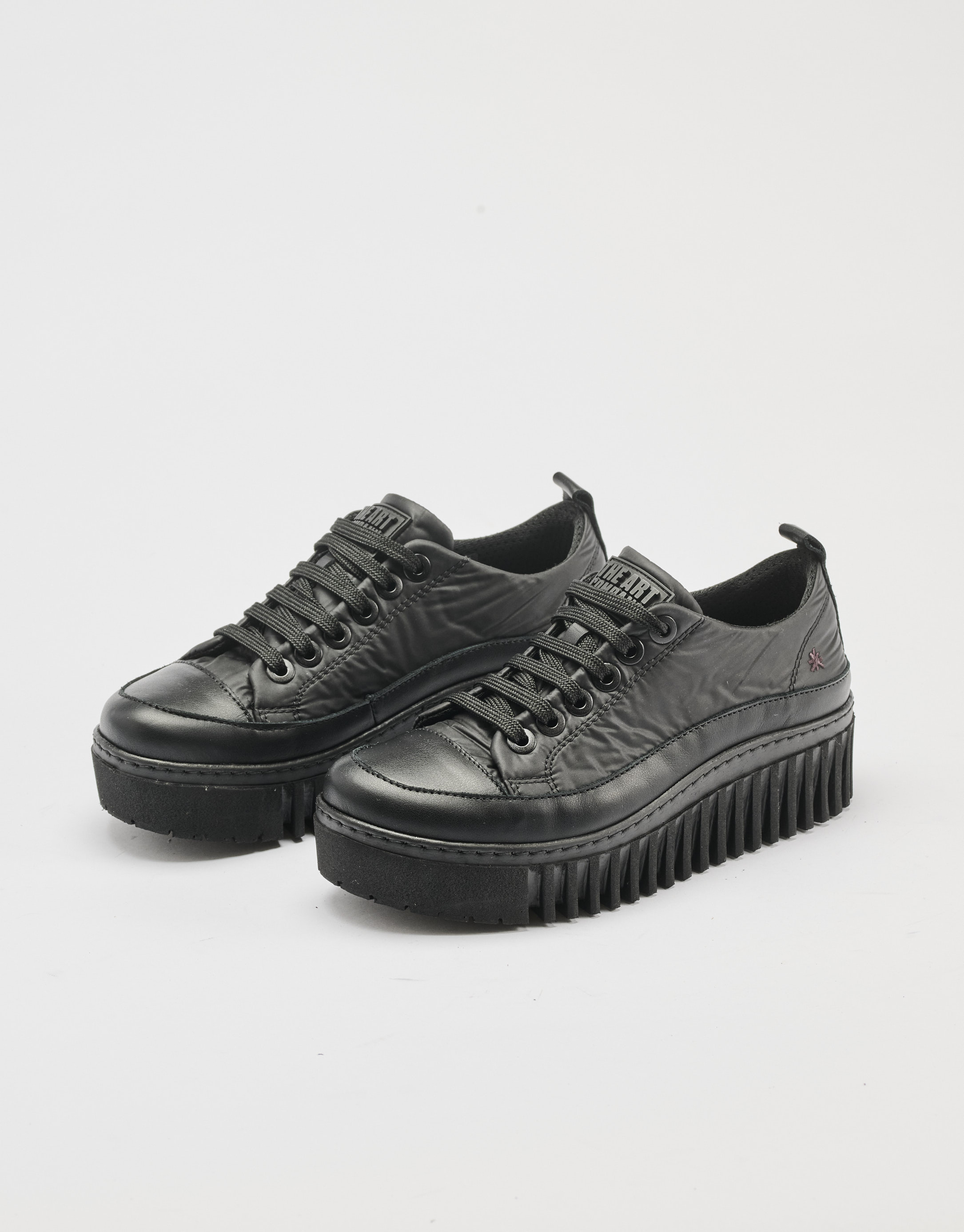 נעלי נשים - Art - נעלי שרוכים BRIGHTON - שחור2