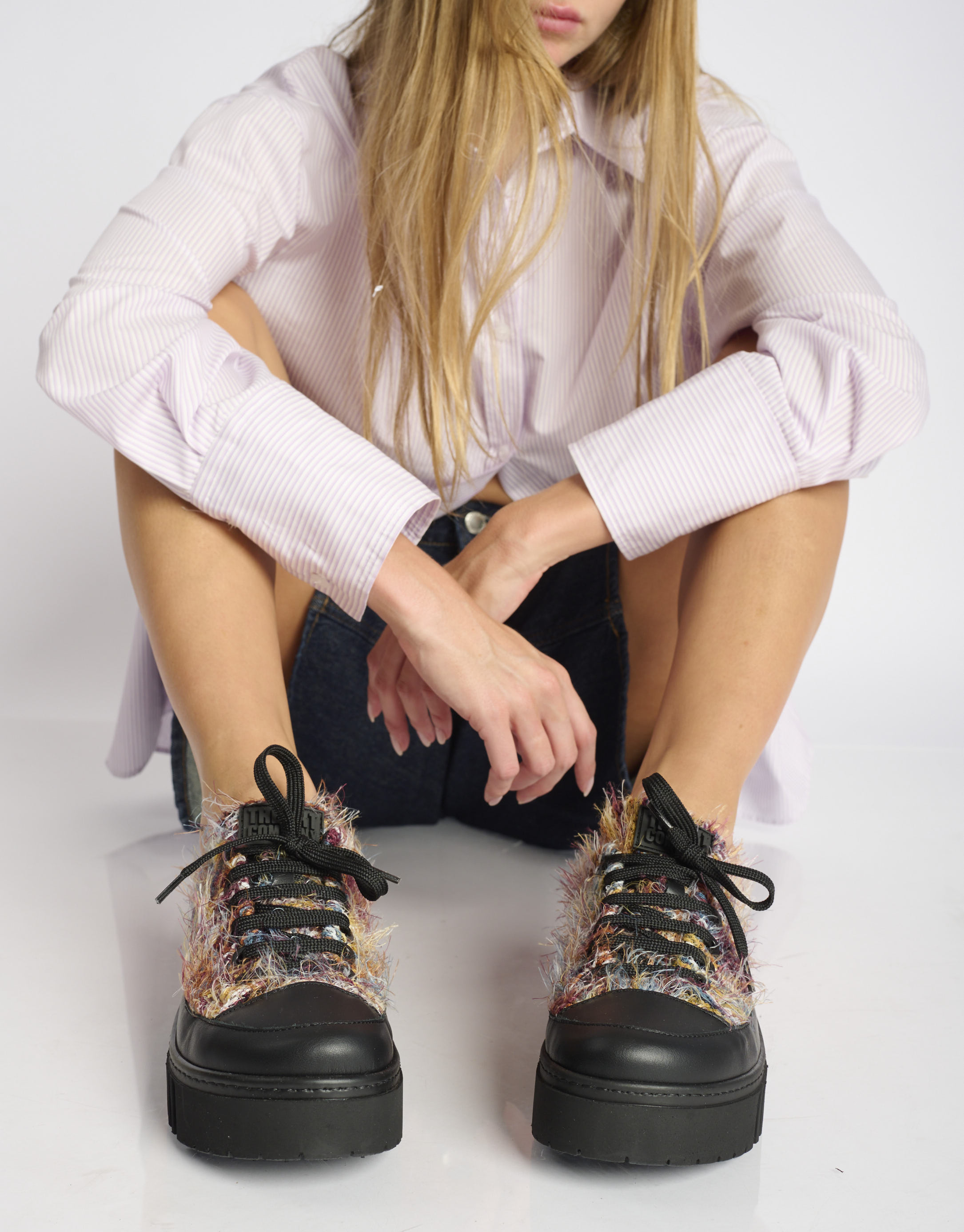 נעלי נשים - Art - נעלי פלטפורמה BRIGHTON - צבעוני1