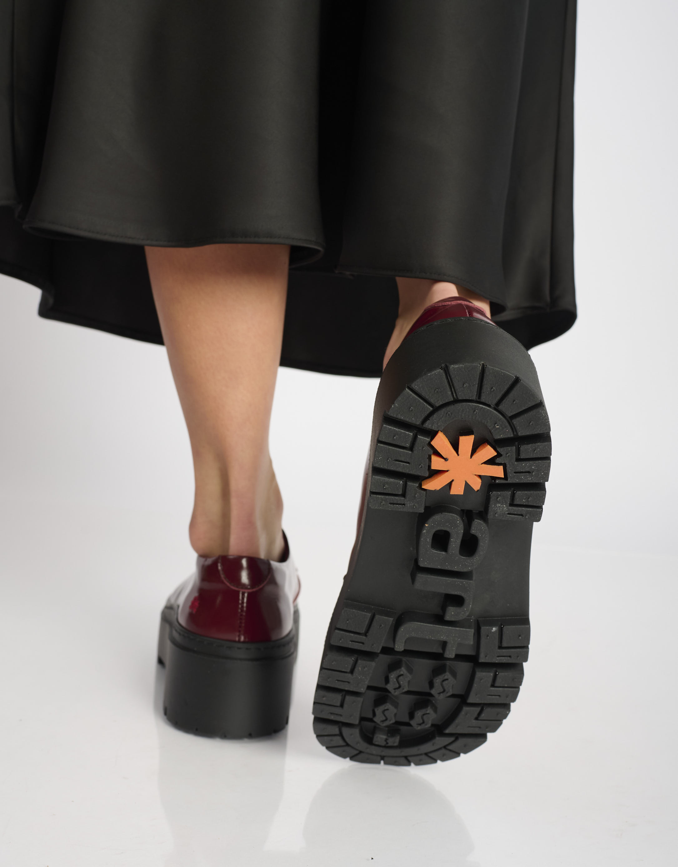 נעלי נשים - Art - נעלי פלטפורמה LEEDS - בורדו4