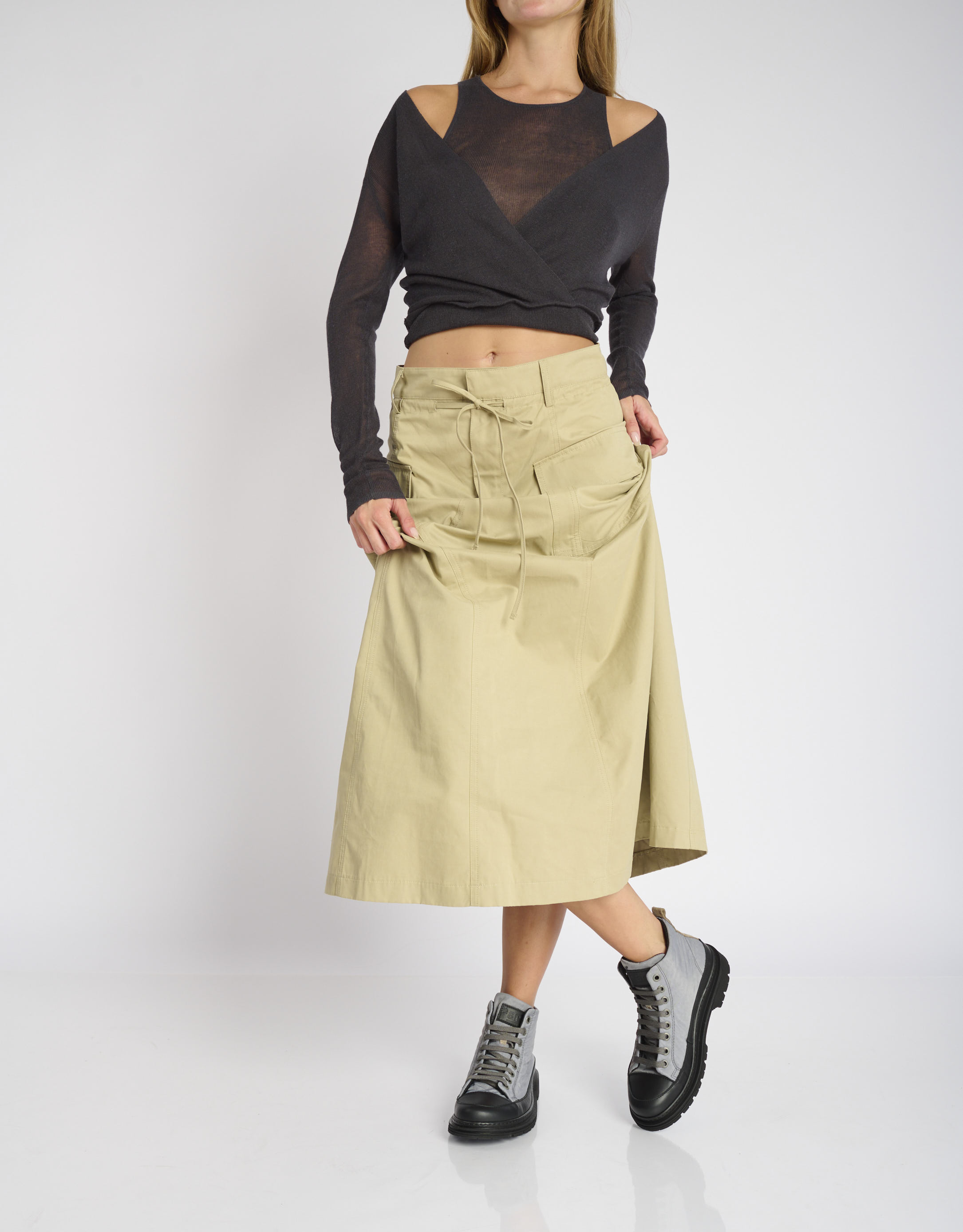 נעלי נשים - Art - נעליים גבוהות BIRMINGHAM - אפור1