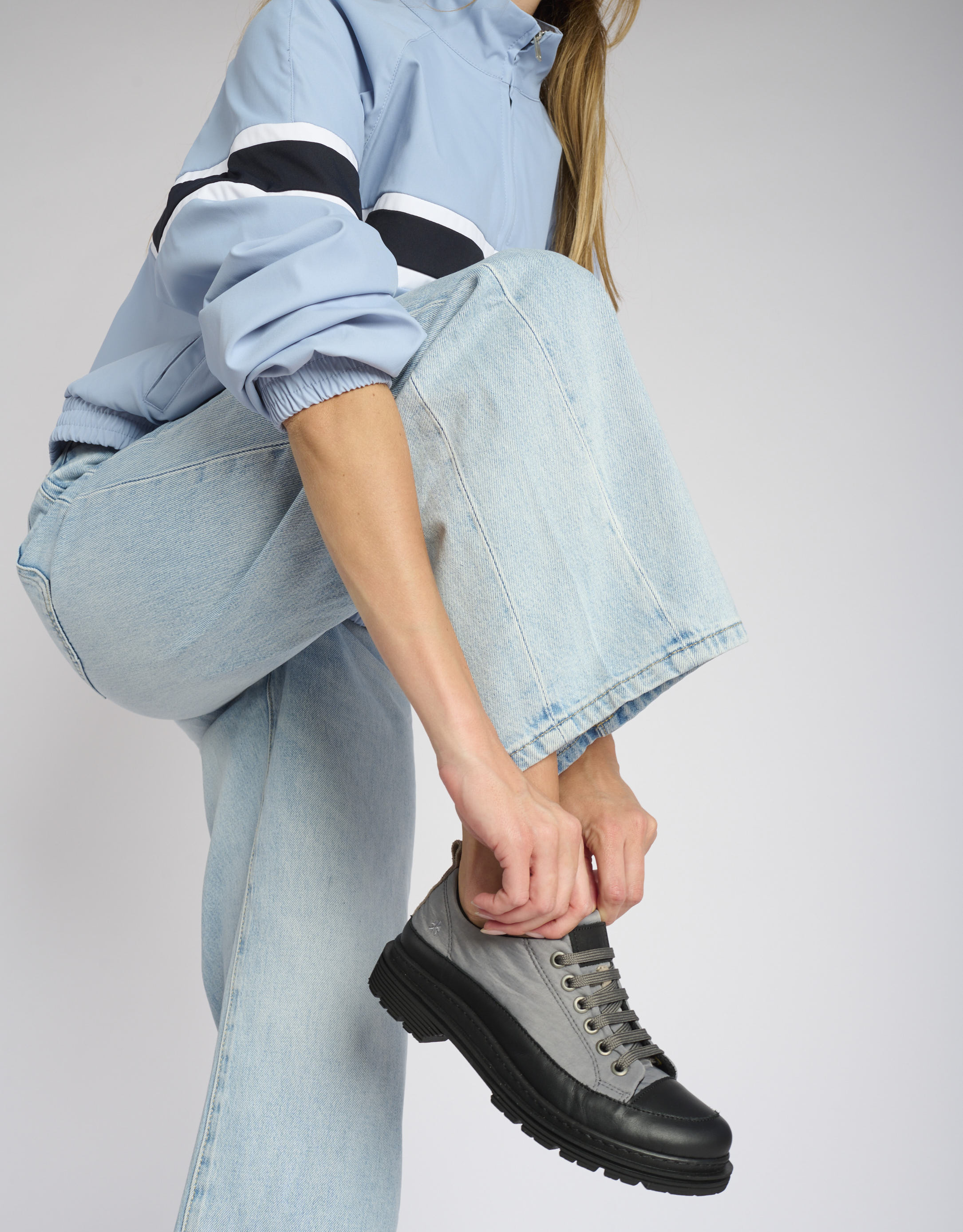 נעלי נשים - Art - נעלי ניילון BIRMINGHAM - אפור1