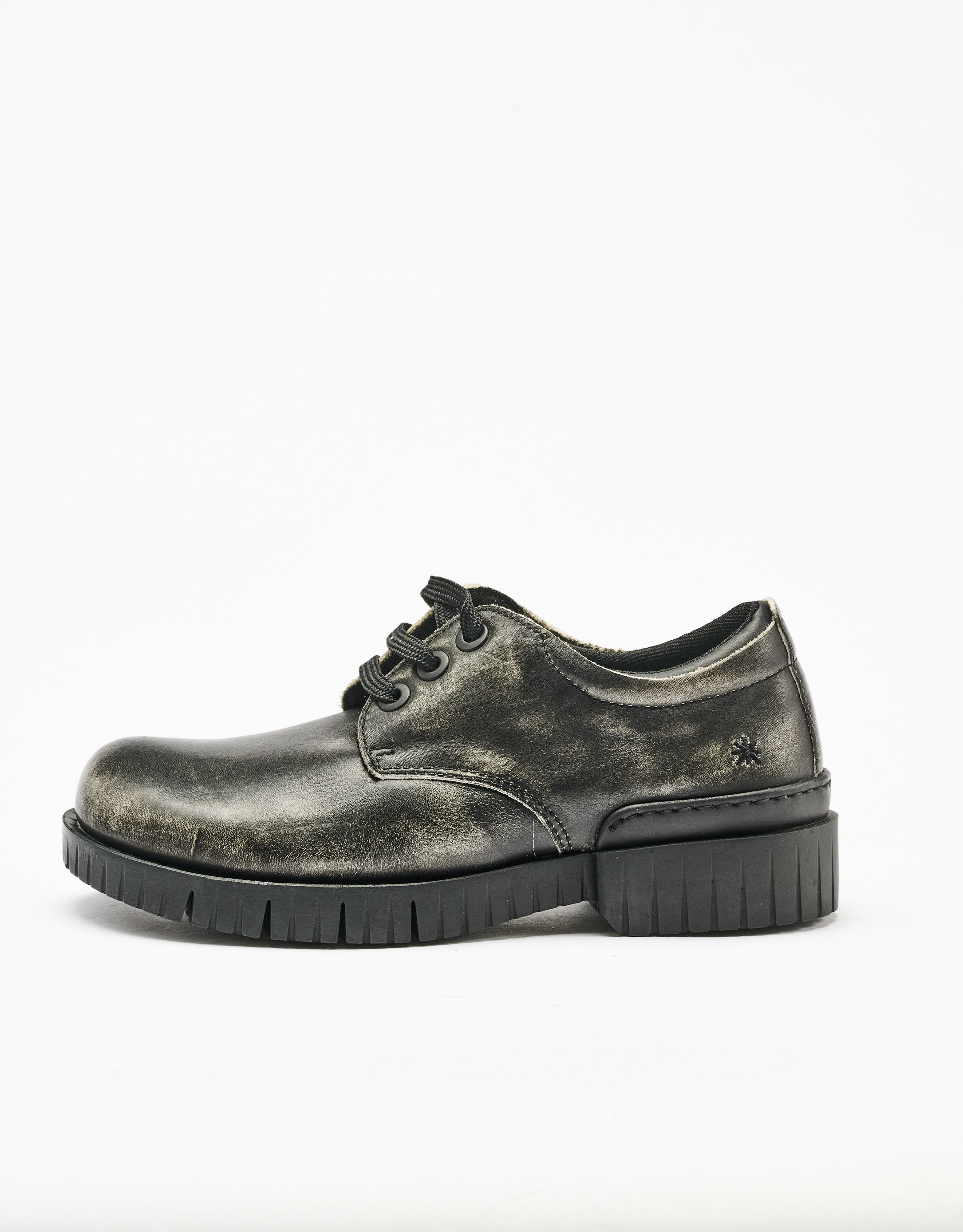 נעלי נשים - Art - נעליים עם שרוכים OXFORD - שחור מיוחד3