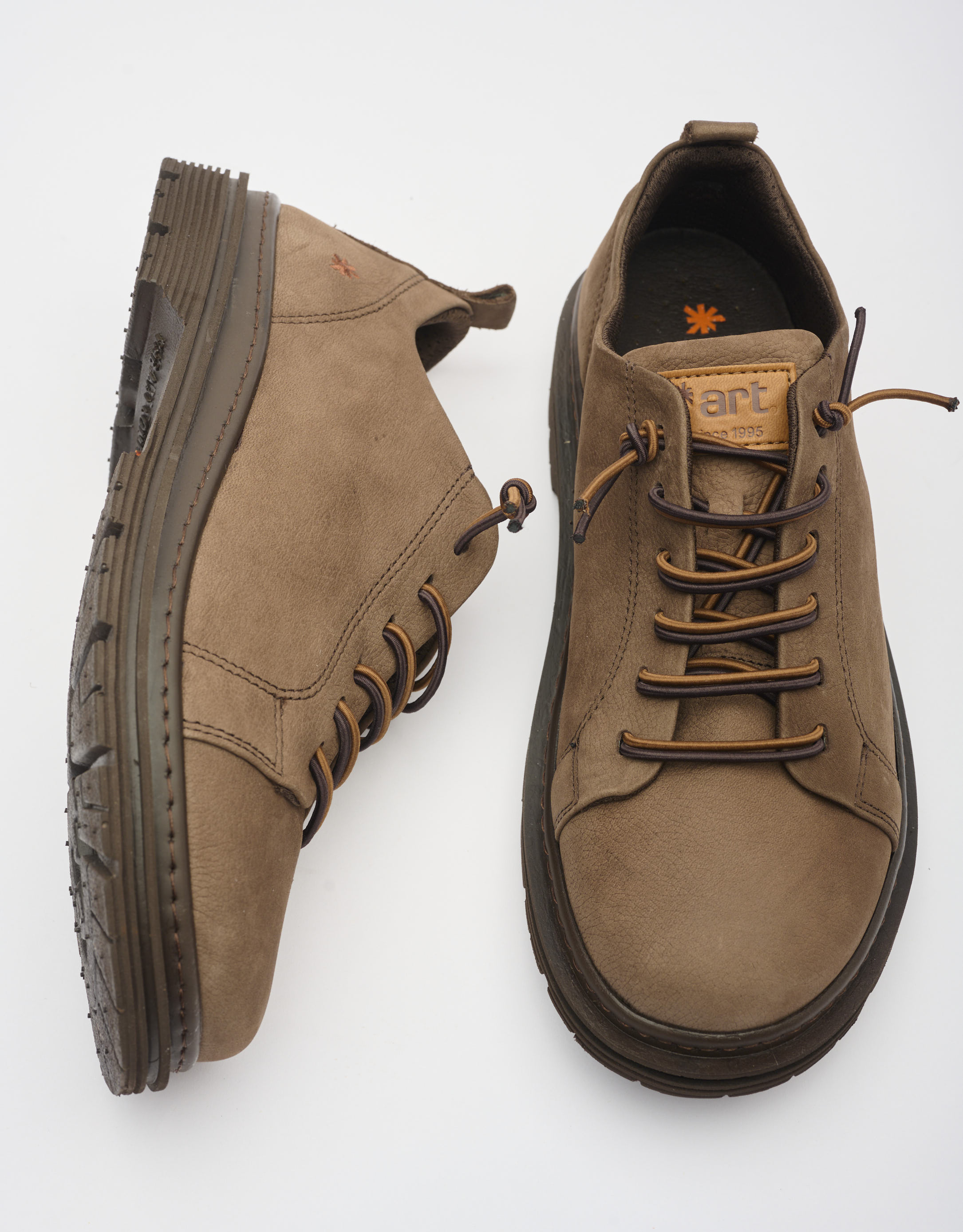 נעלי גברים - Art - נעלי עור BIRMINGHAM - חום כהה4