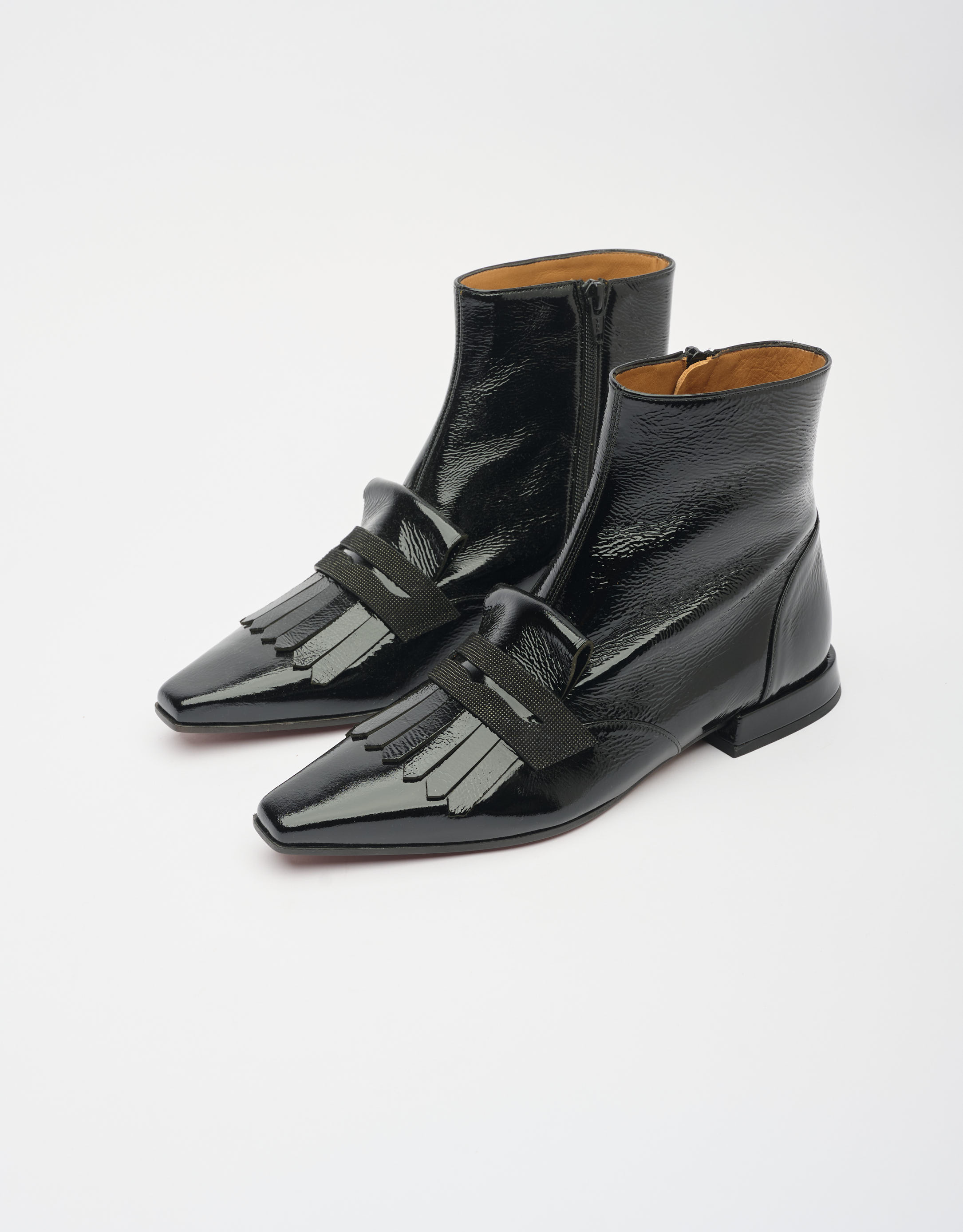 נעלי נשים - Chie Mihara - מגפונים שטוחים GATUSA - שחור2