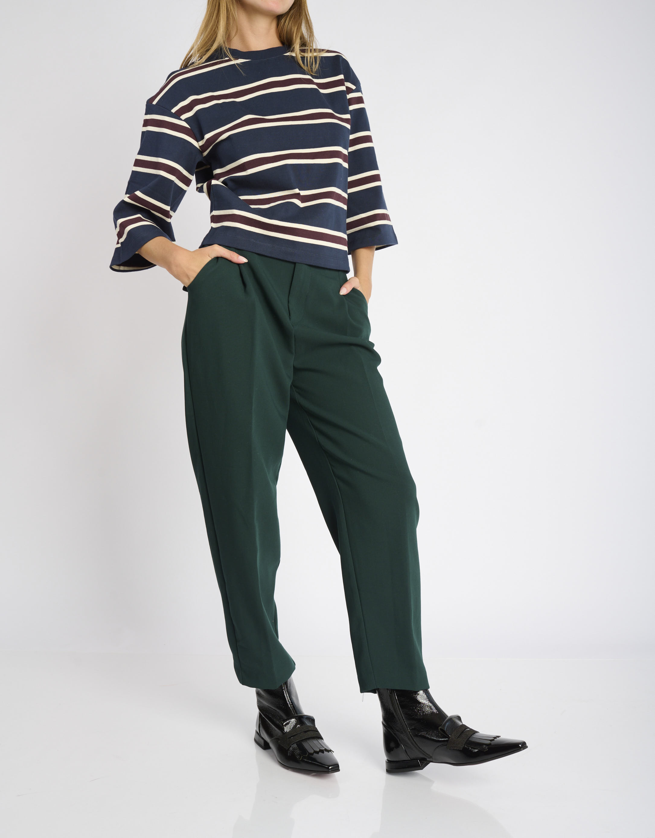 נעלי נשים - Chie Mihara - מגפונים שטוחים GATUSA - שחור3