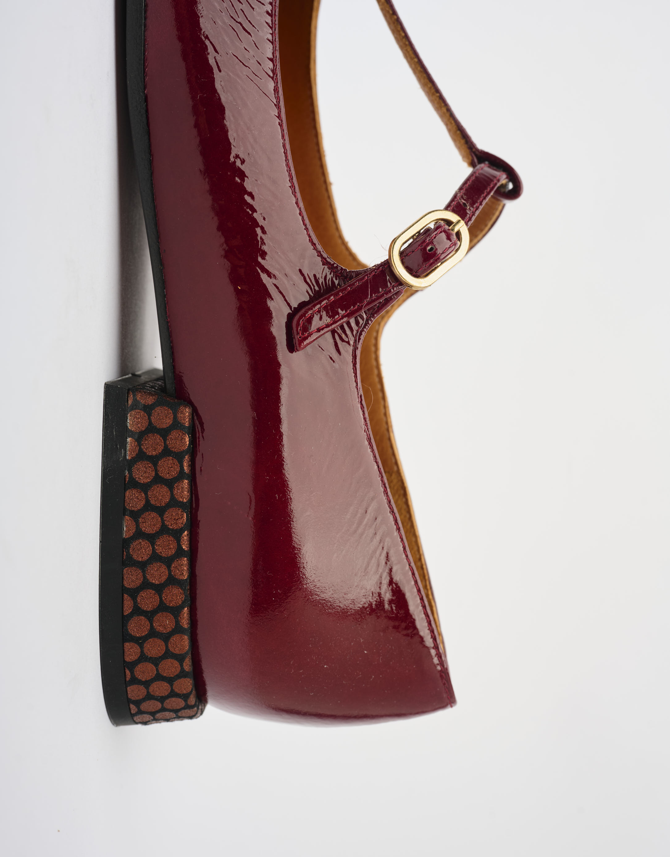 נעלי נשים - Chie Mihara - נעלי סירה שטוחות GATUS - בורדו4