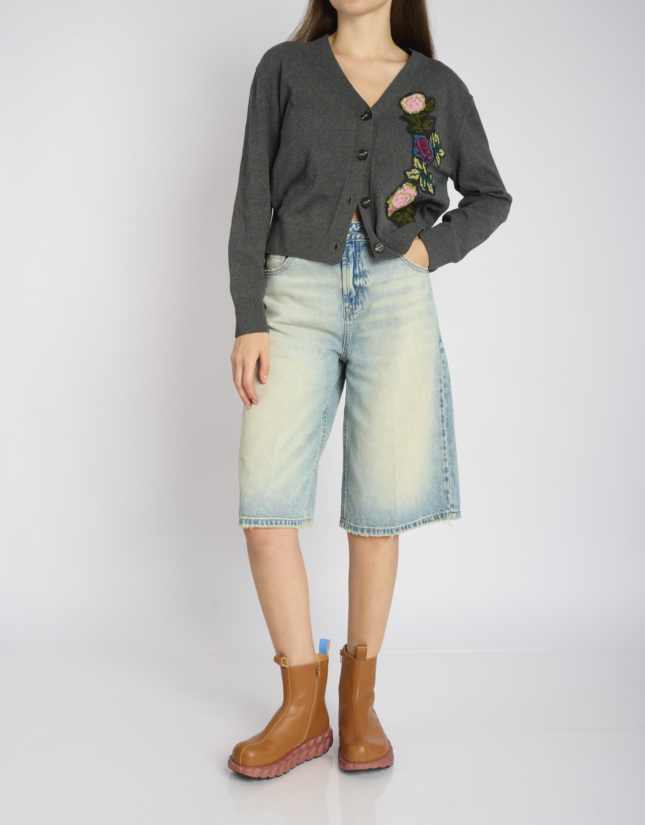 נעלי נשים - 4CCCCEES - מגפי עור JABARA NOMA - קאמל2