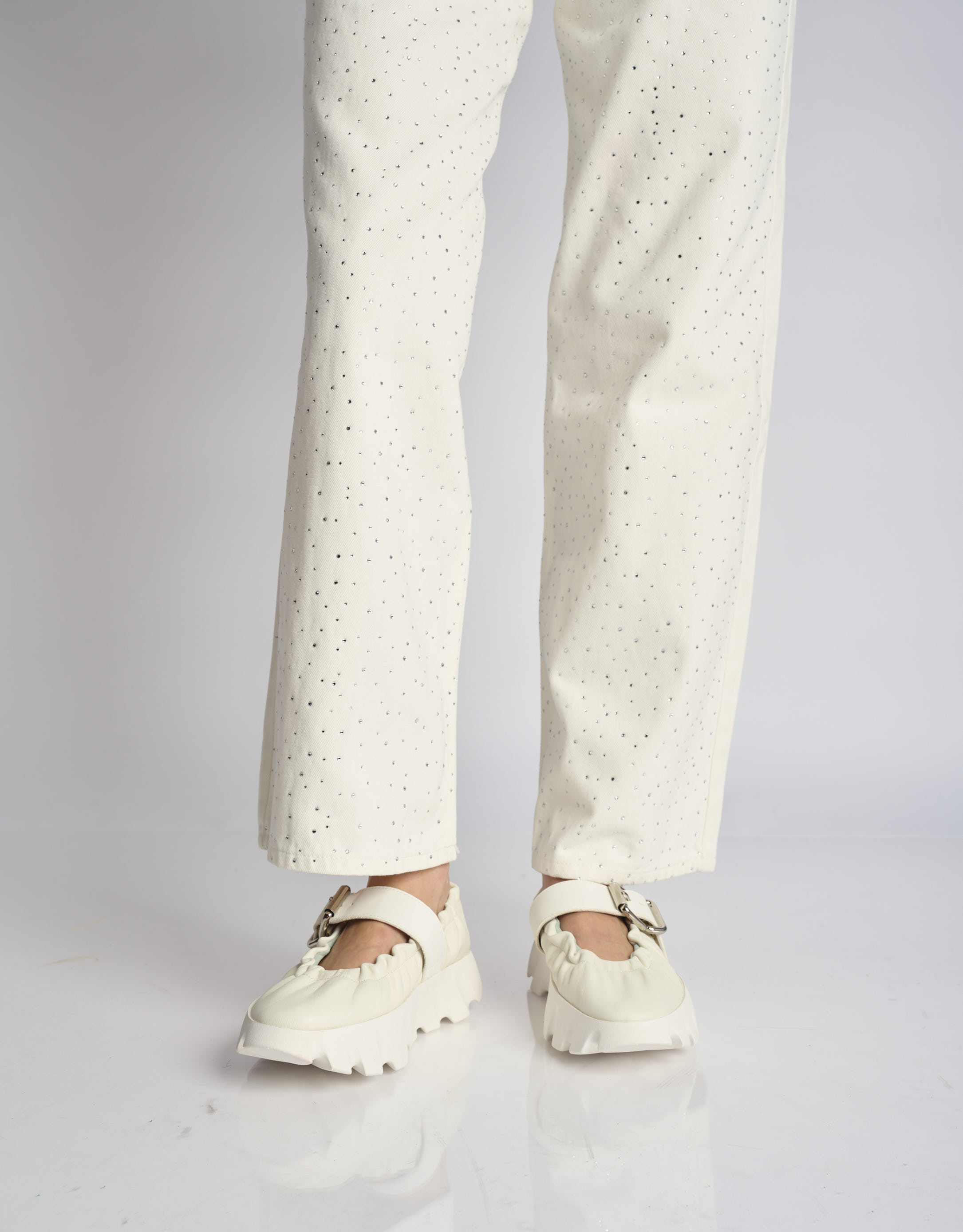 נעלי נשים - 4CCCCEES - נעלי בובה TURA COVE - לבן2