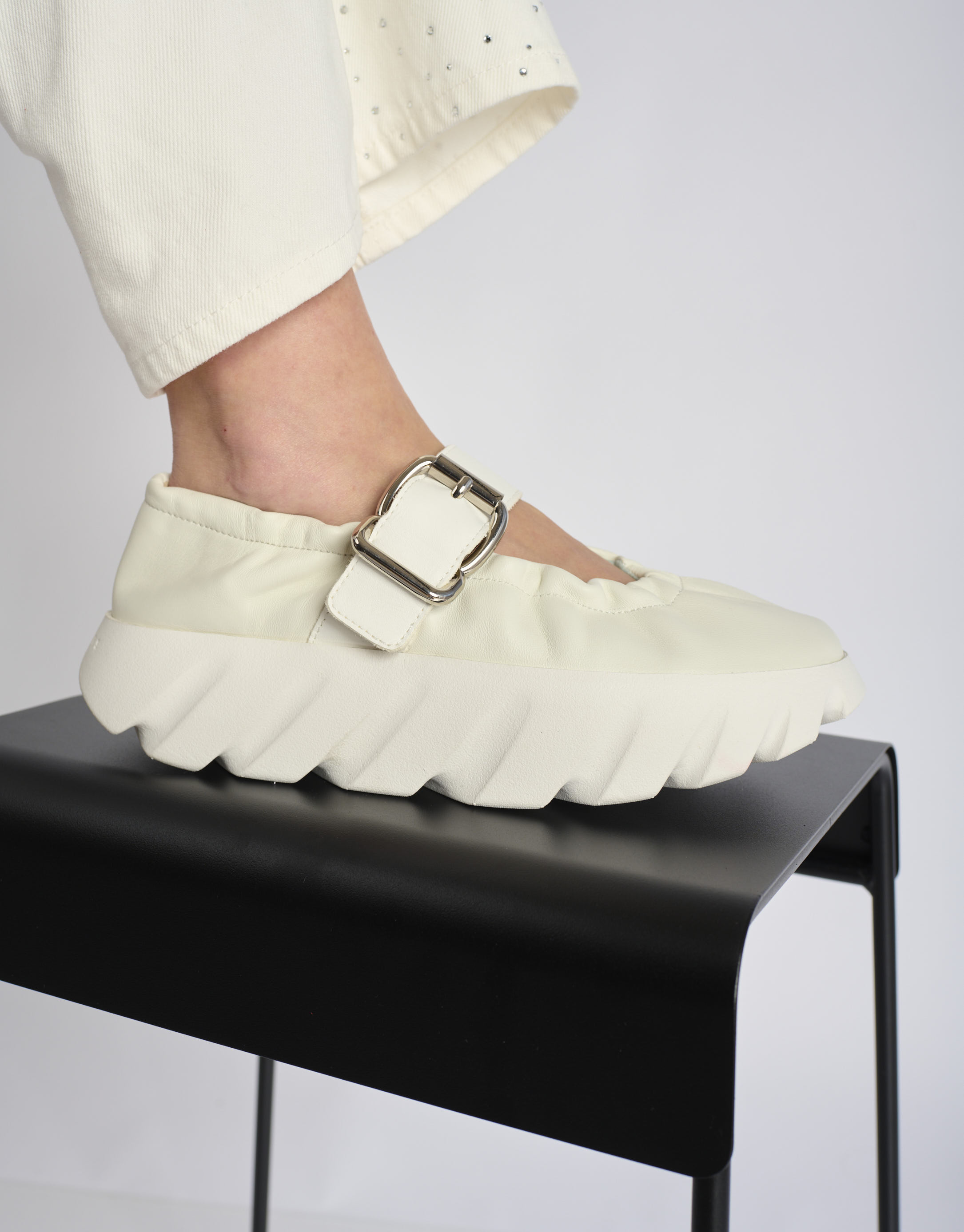 נעלי נשים - 4CCCCEES - נעלי בובה TURA COVE - לבן3