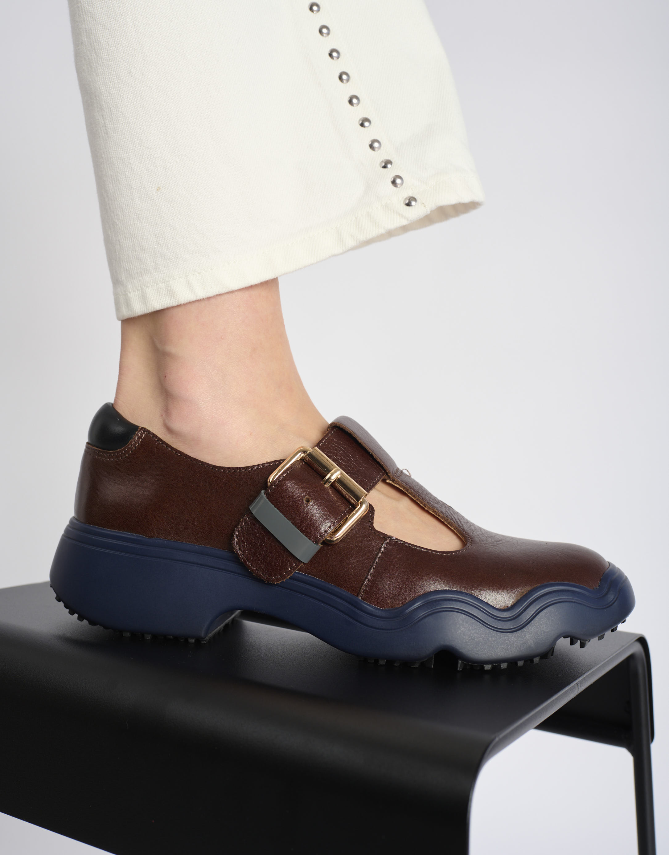 נעלי נשים - 4CCCCEES - נעלי בובה SANHO TIBA - חום2