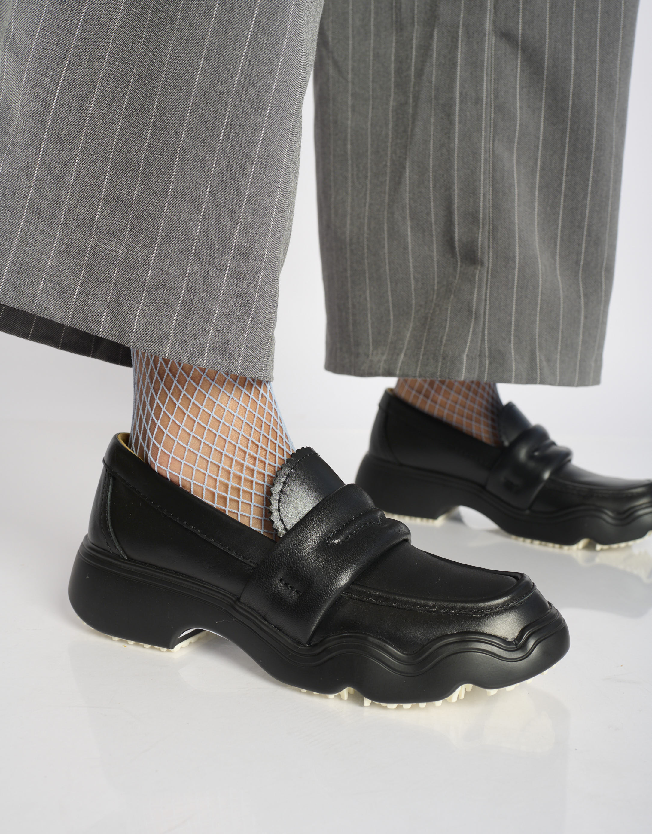 נעלי נשים - 4CCCCEES - נעלי מוקסין SANHO LOA - שחור2