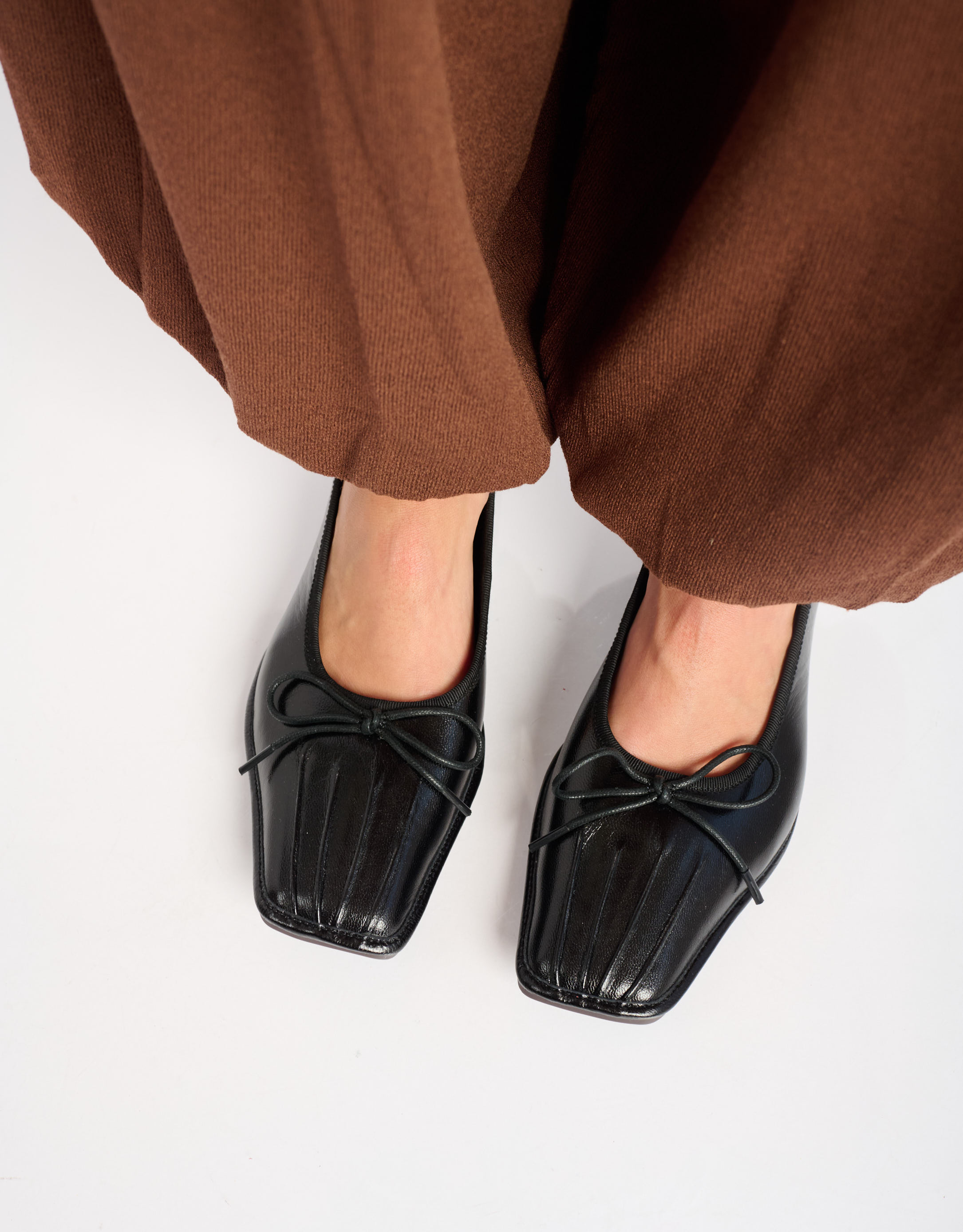 נעלי נשים - Yuko Imanishi - נעלי בלרינה DOU - שחור1