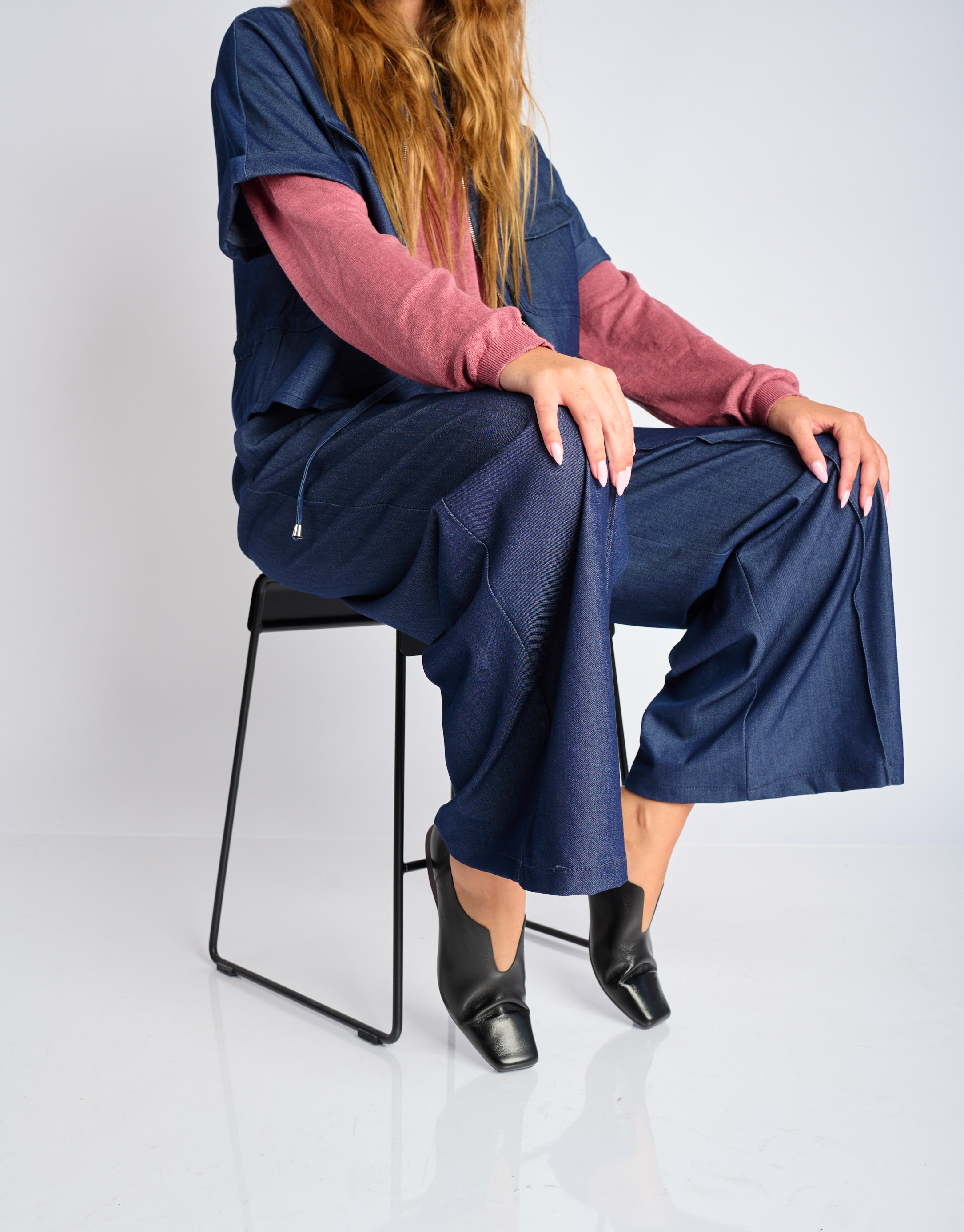 נעלי נשים - Yuko Imanishi - נעליים שטוחות FAN - שחור1