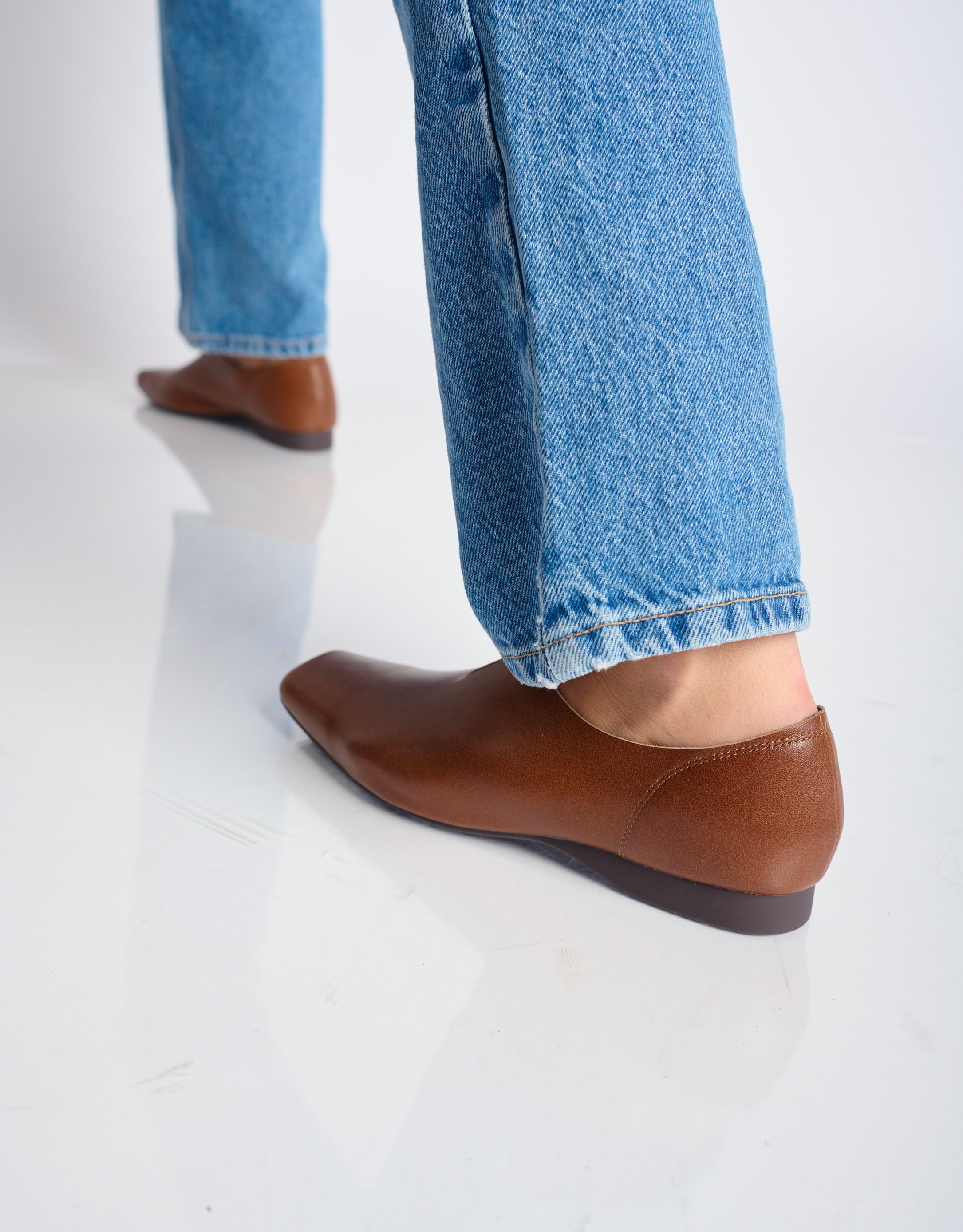 נעלי נשים - Yuko Imanishi - נעליים שטוחות FAN - חום4